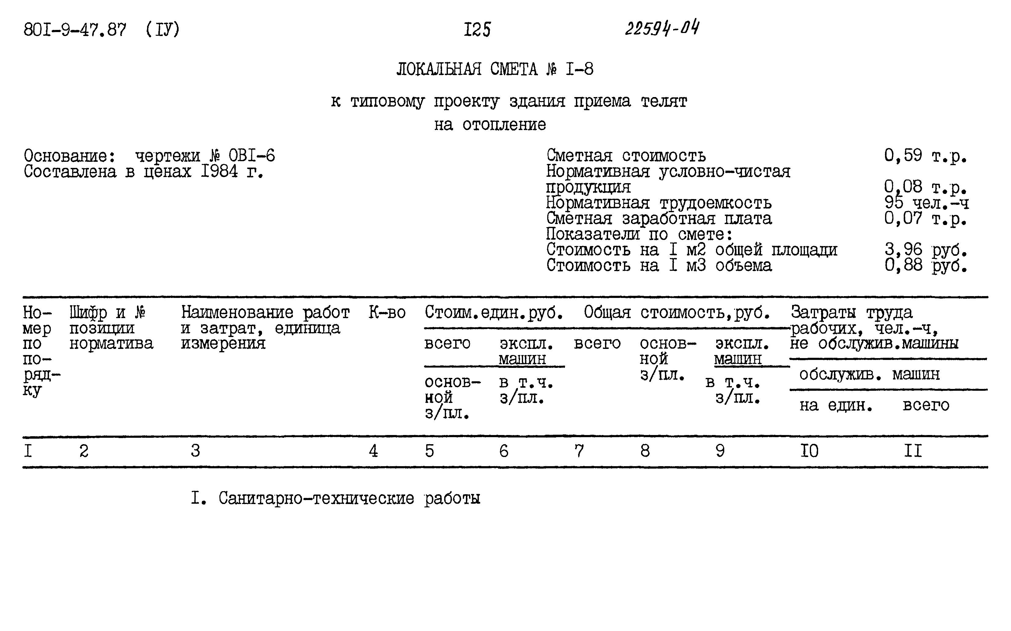 Типовой проект 801-9-47.87