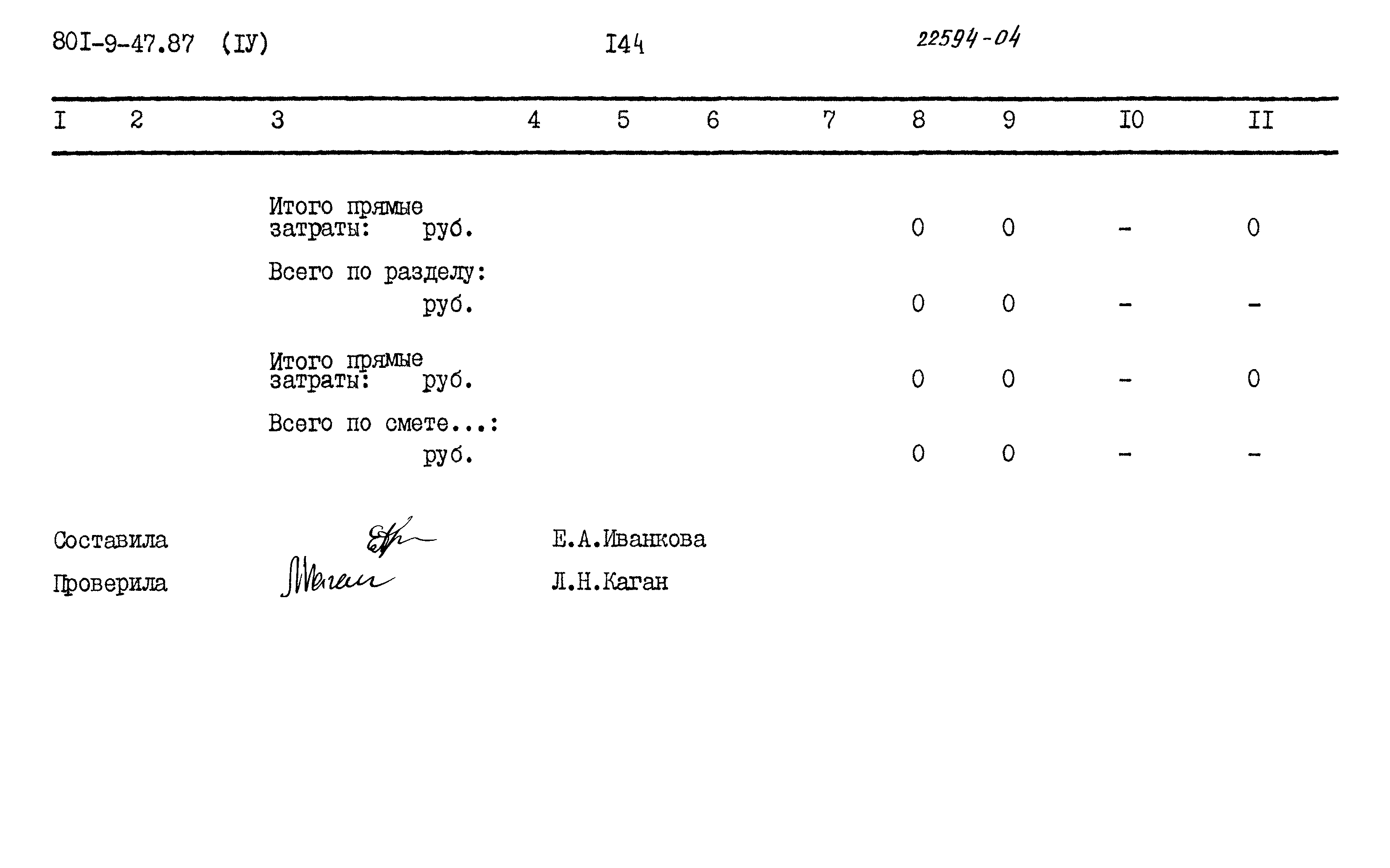Типовой проект 801-9-47.87