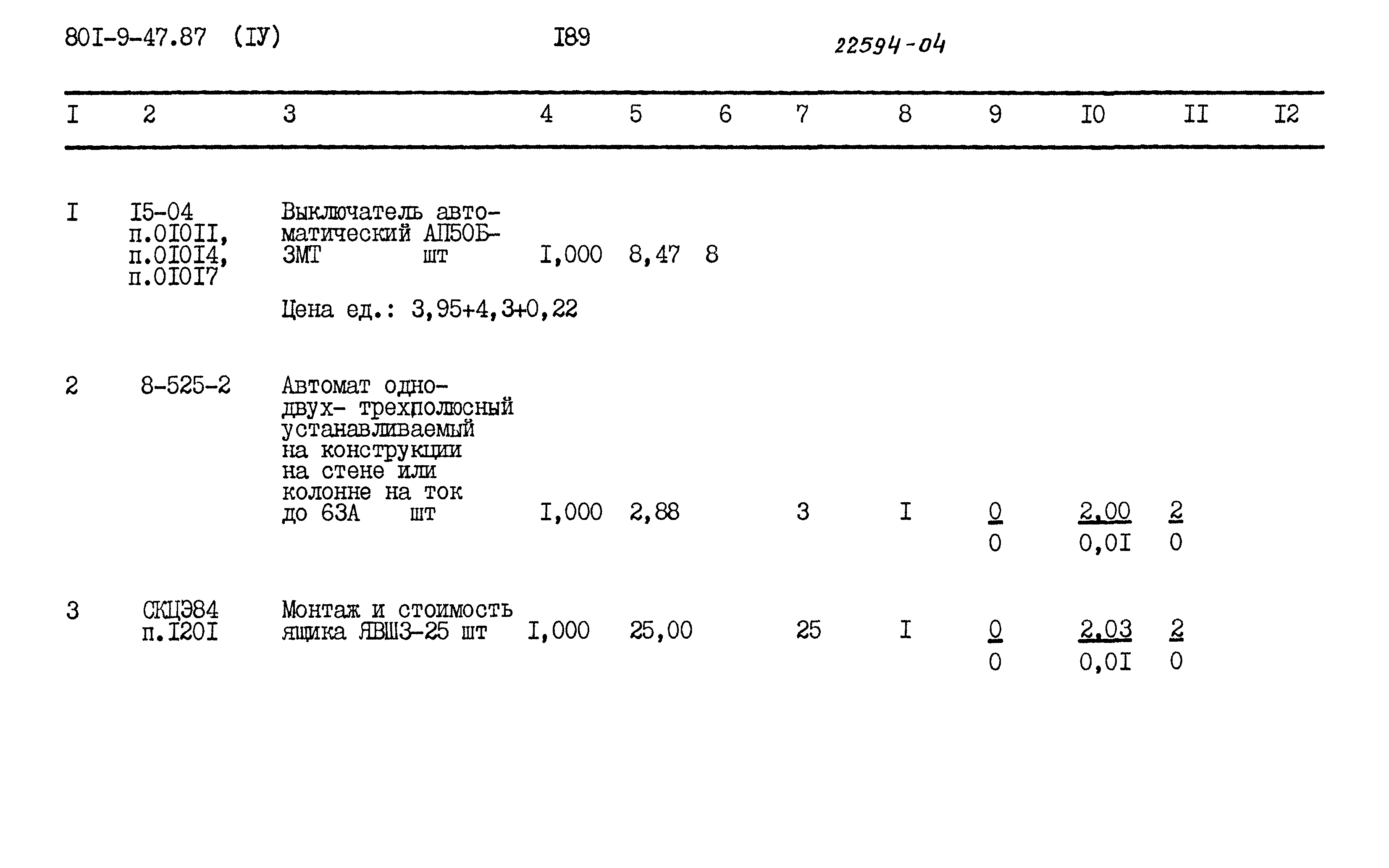 Типовой проект 801-9-47.87