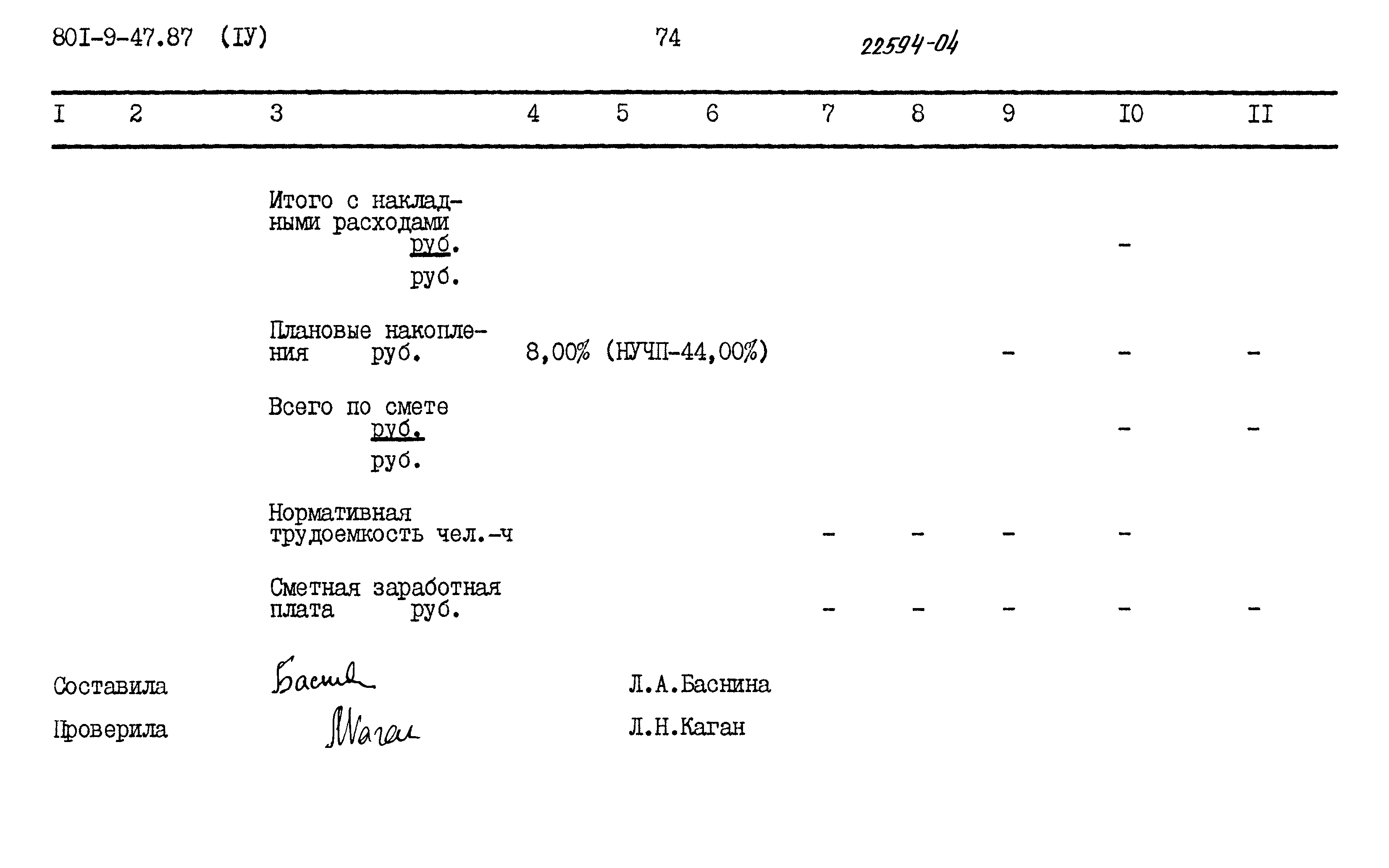 Типовой проект 801-9-47.87