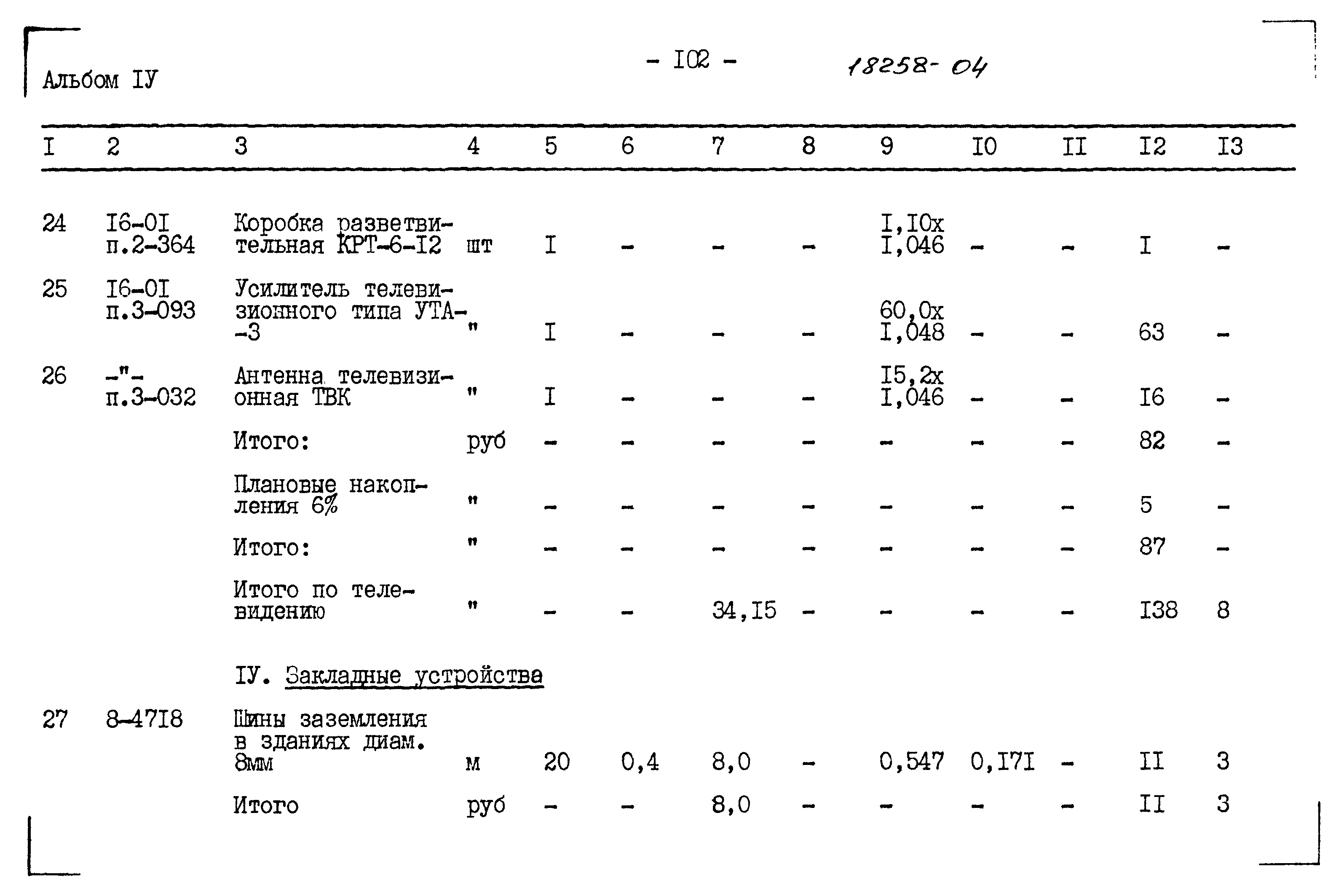 Типовой проект 183-115-119/1.2