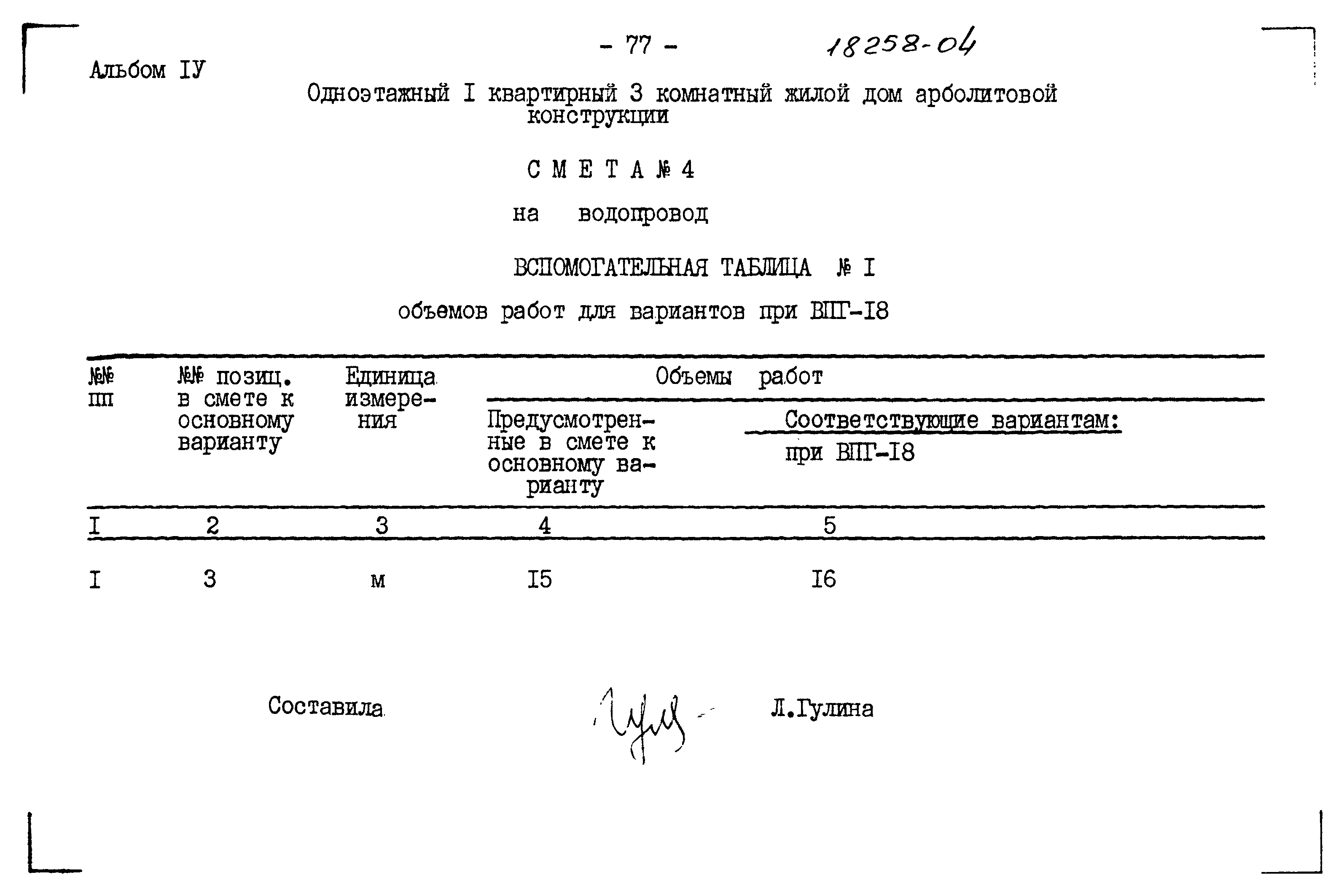 Типовой проект 183-115-119/1.2