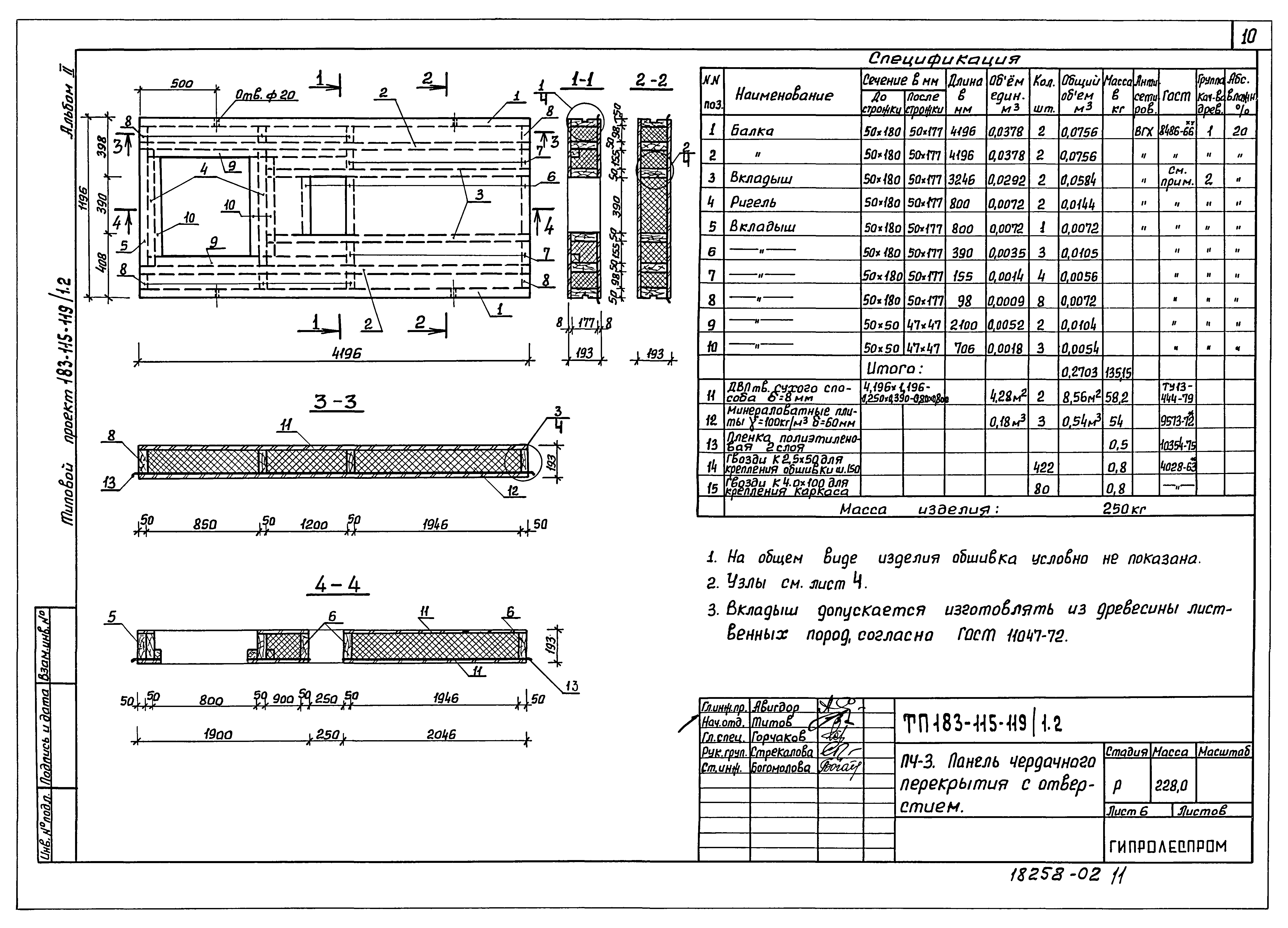 Типовой проект 183-115-119/1.2