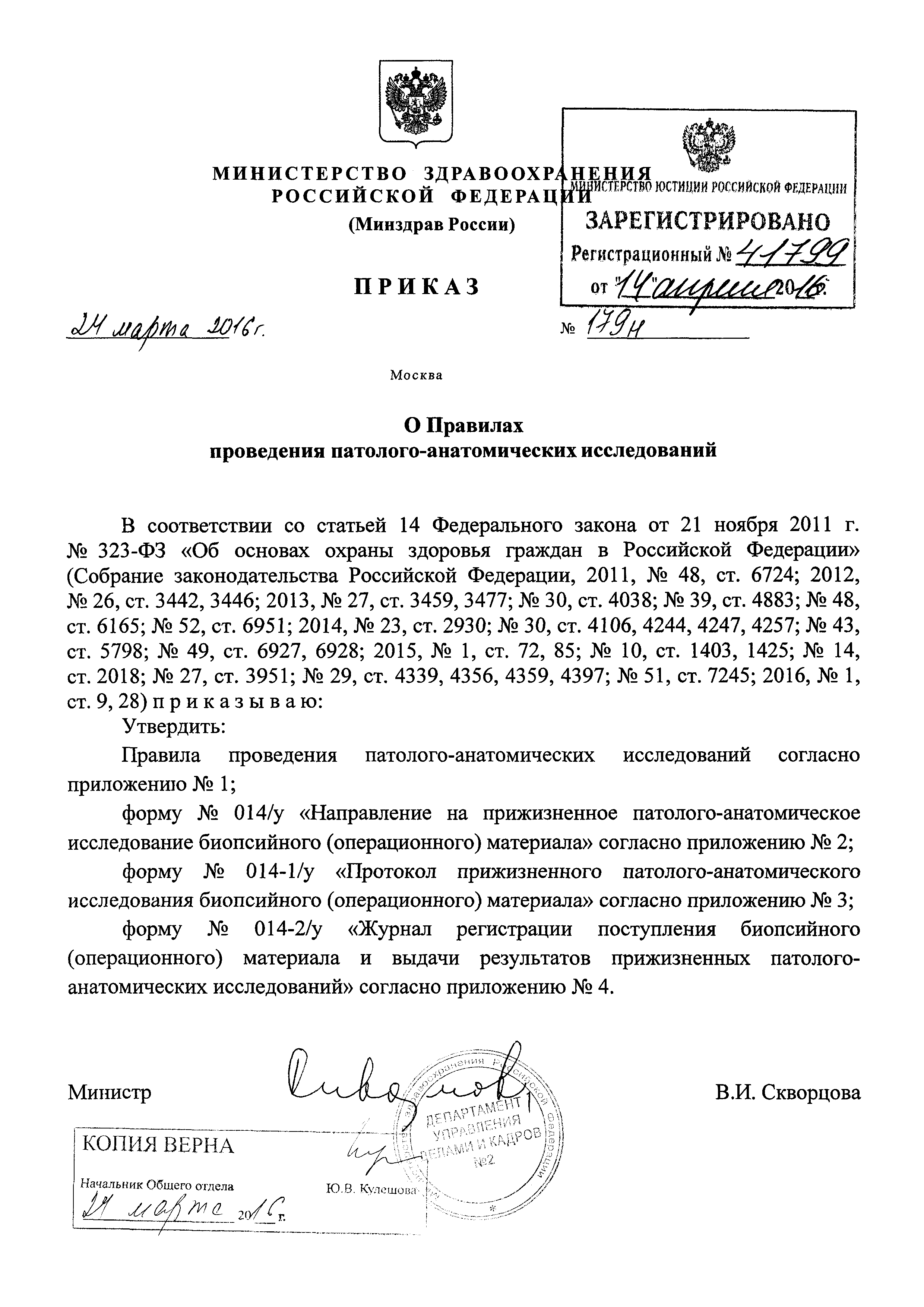 Приказ 179н