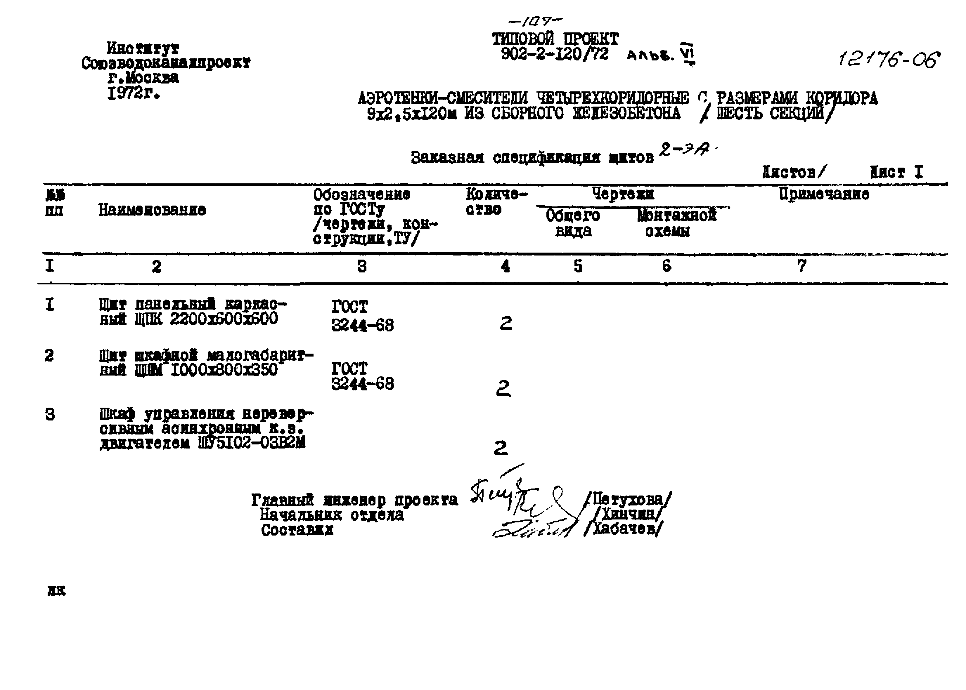Типовой проект 902-2-120/72