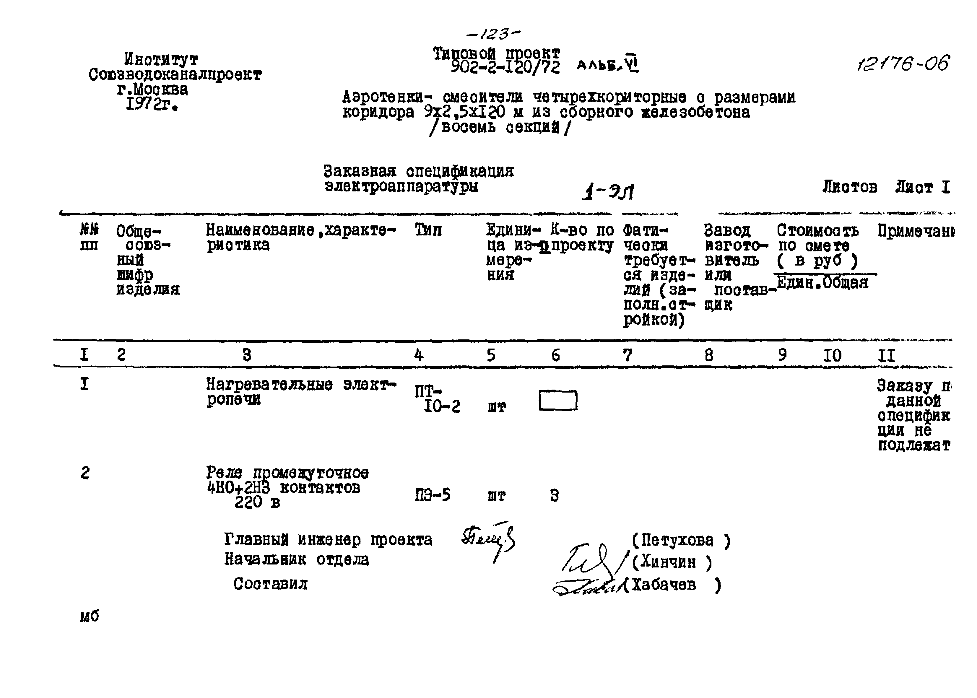 Типовой проект 902-2-120/72