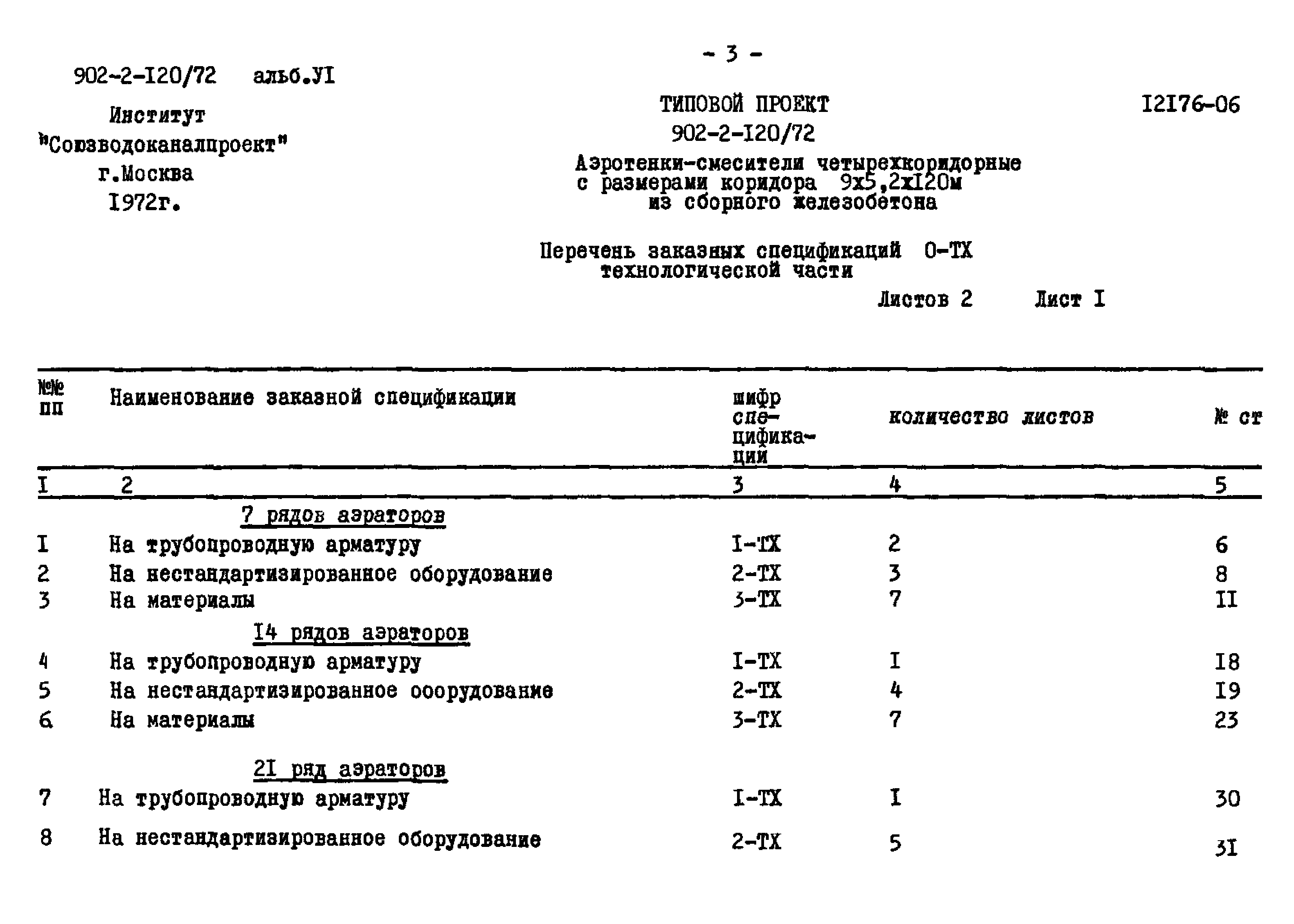 Типовой проект 902-2-120/72