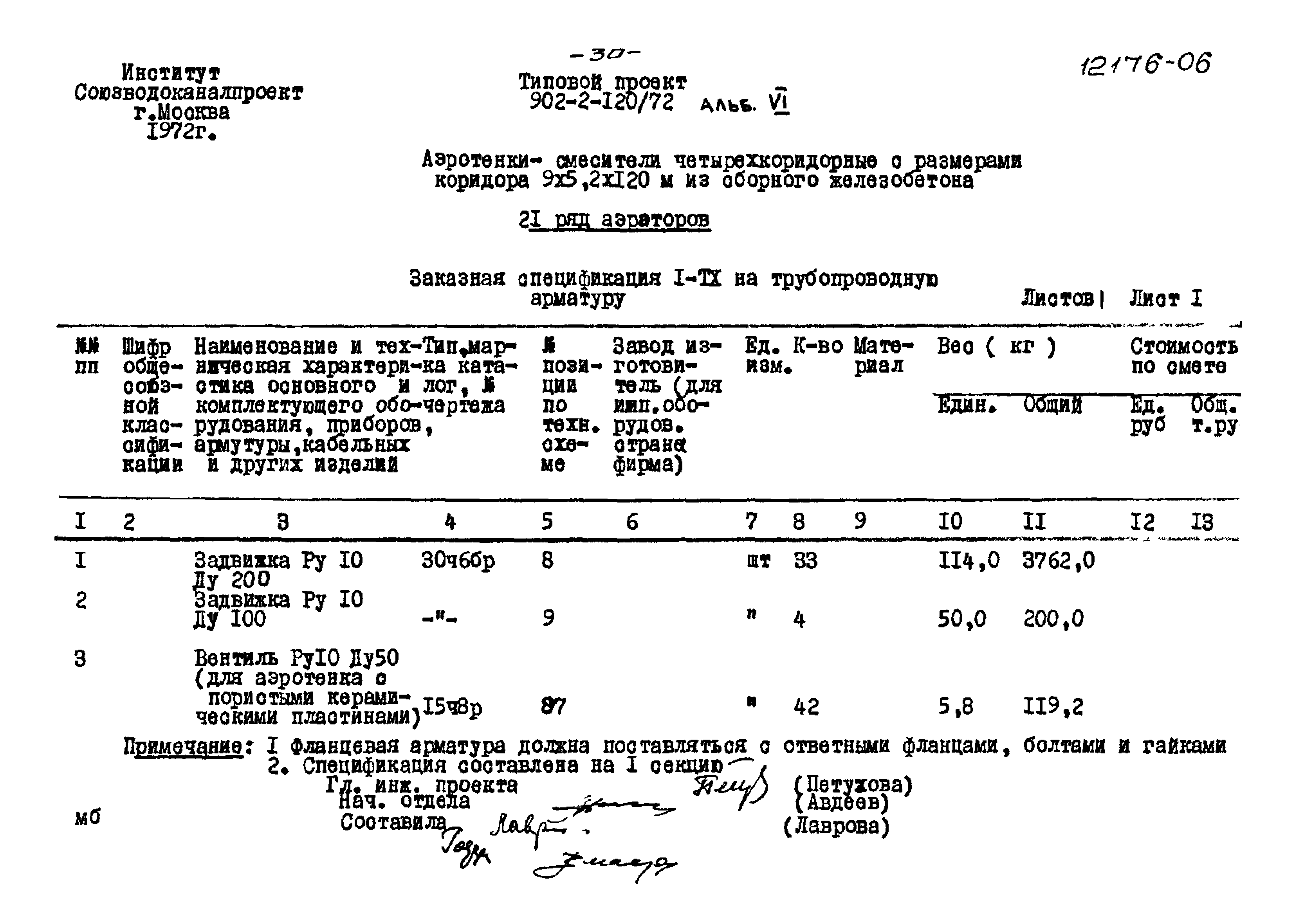 Типовой проект 902-2-120/72