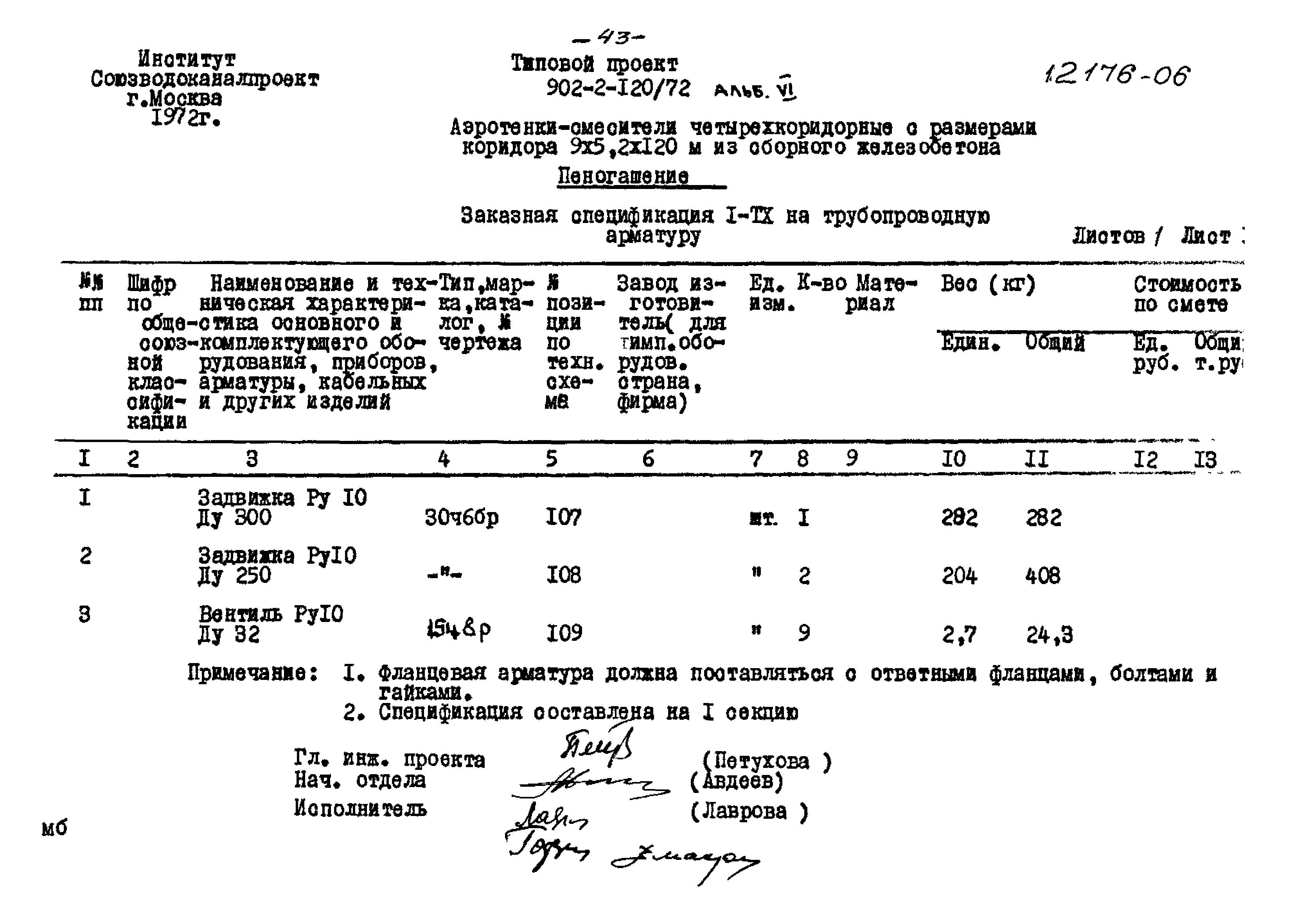 Типовой проект 902-2-120/72