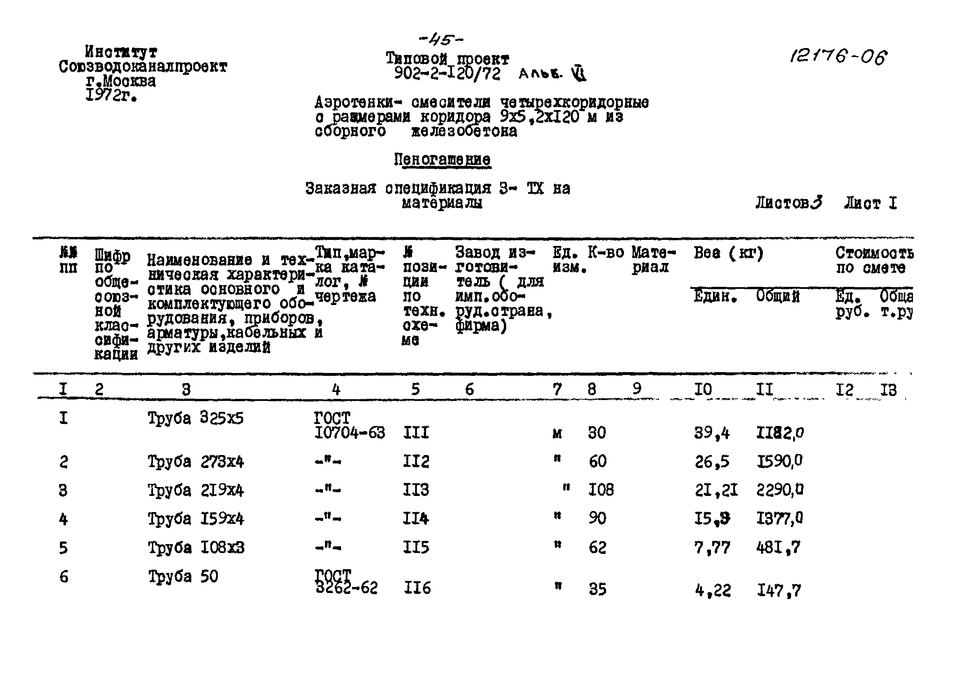 Типовой проект 902-2-120/72