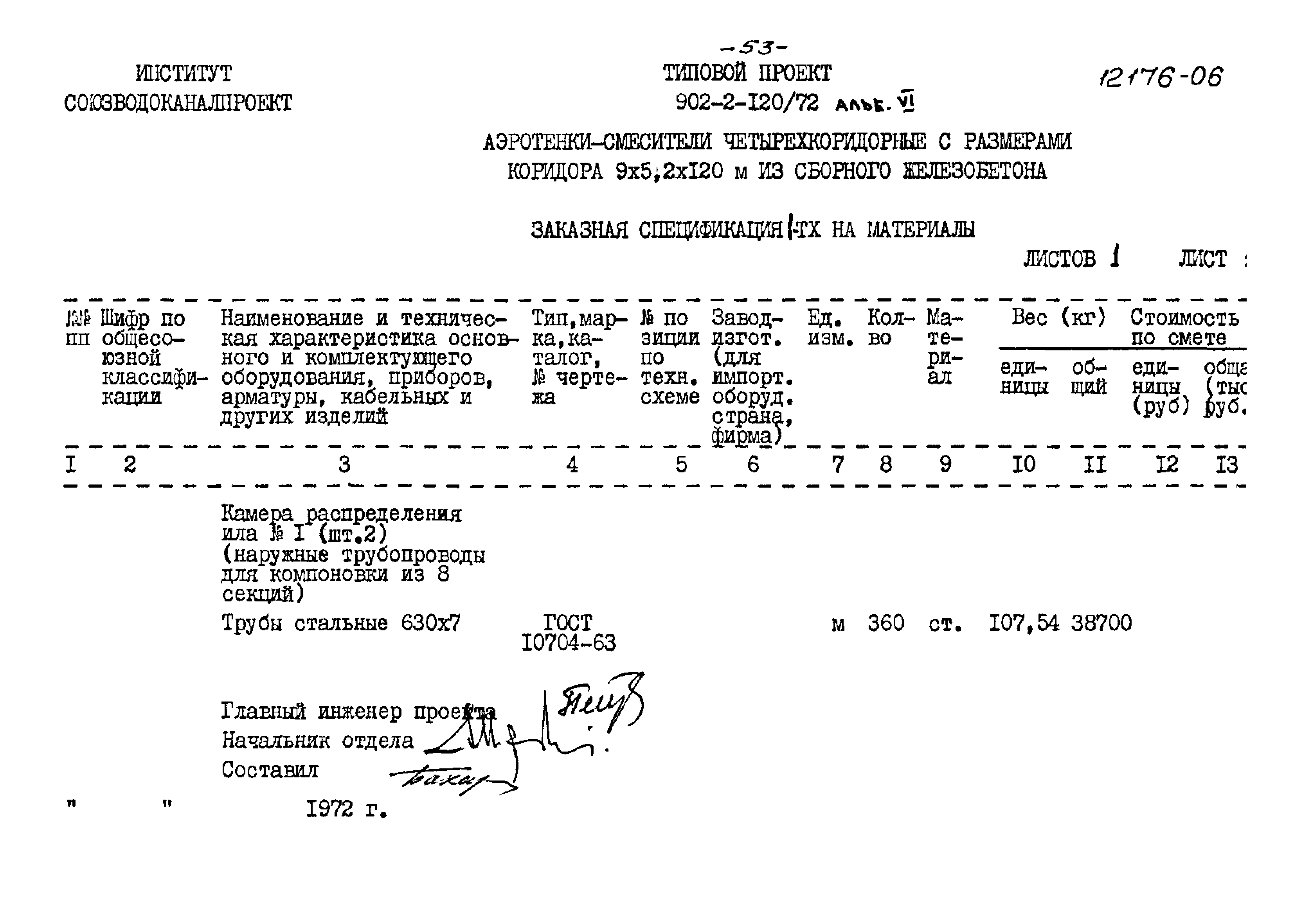 Типовой проект 902-2-120/72