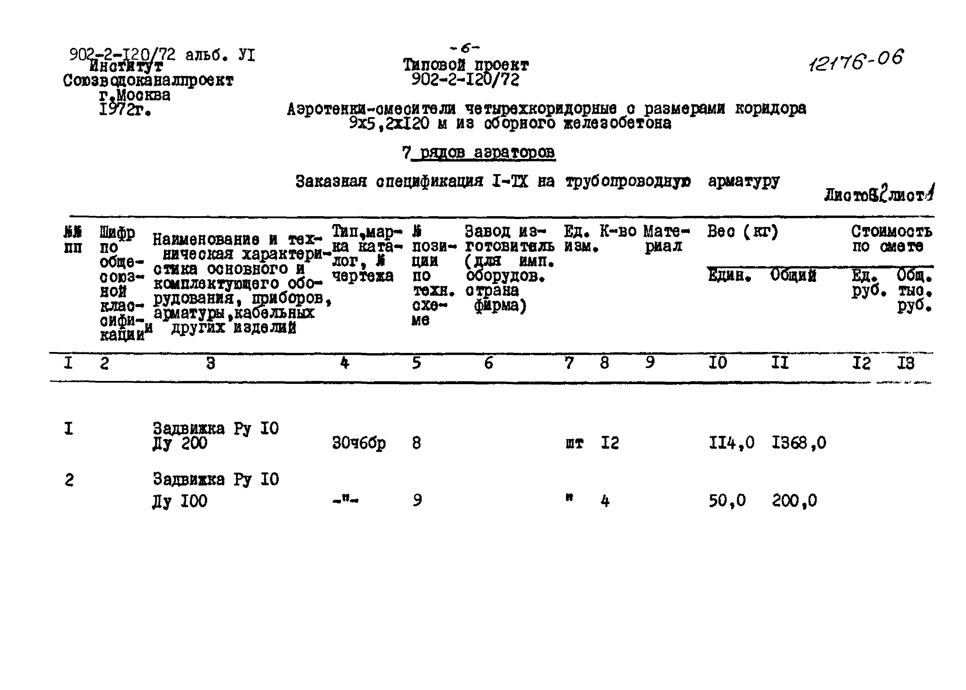 Типовой проект 902-2-120/72