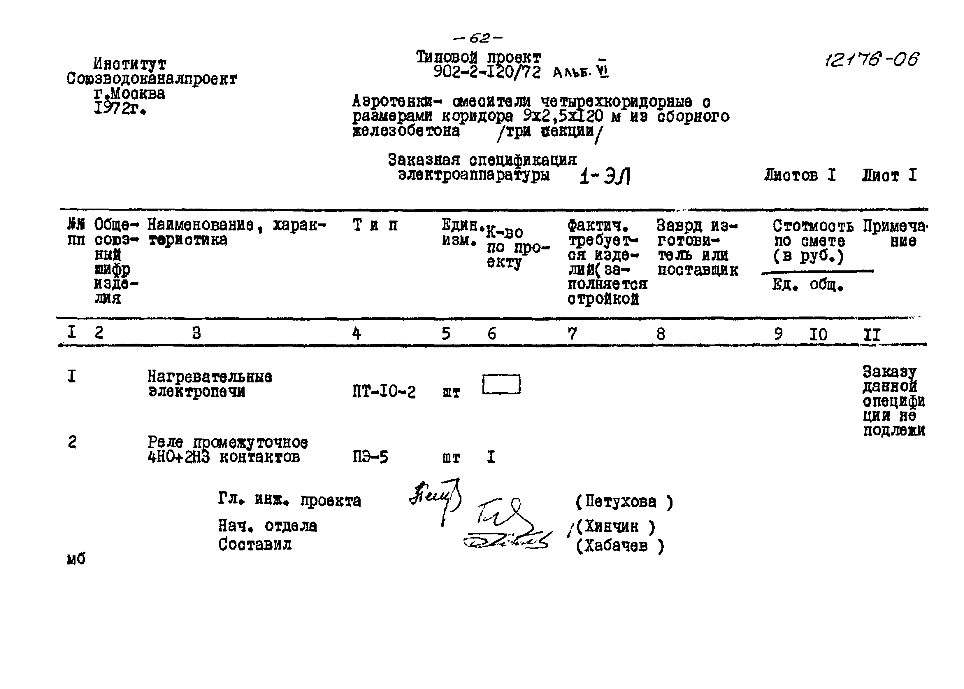 Типовой проект 902-2-120/72