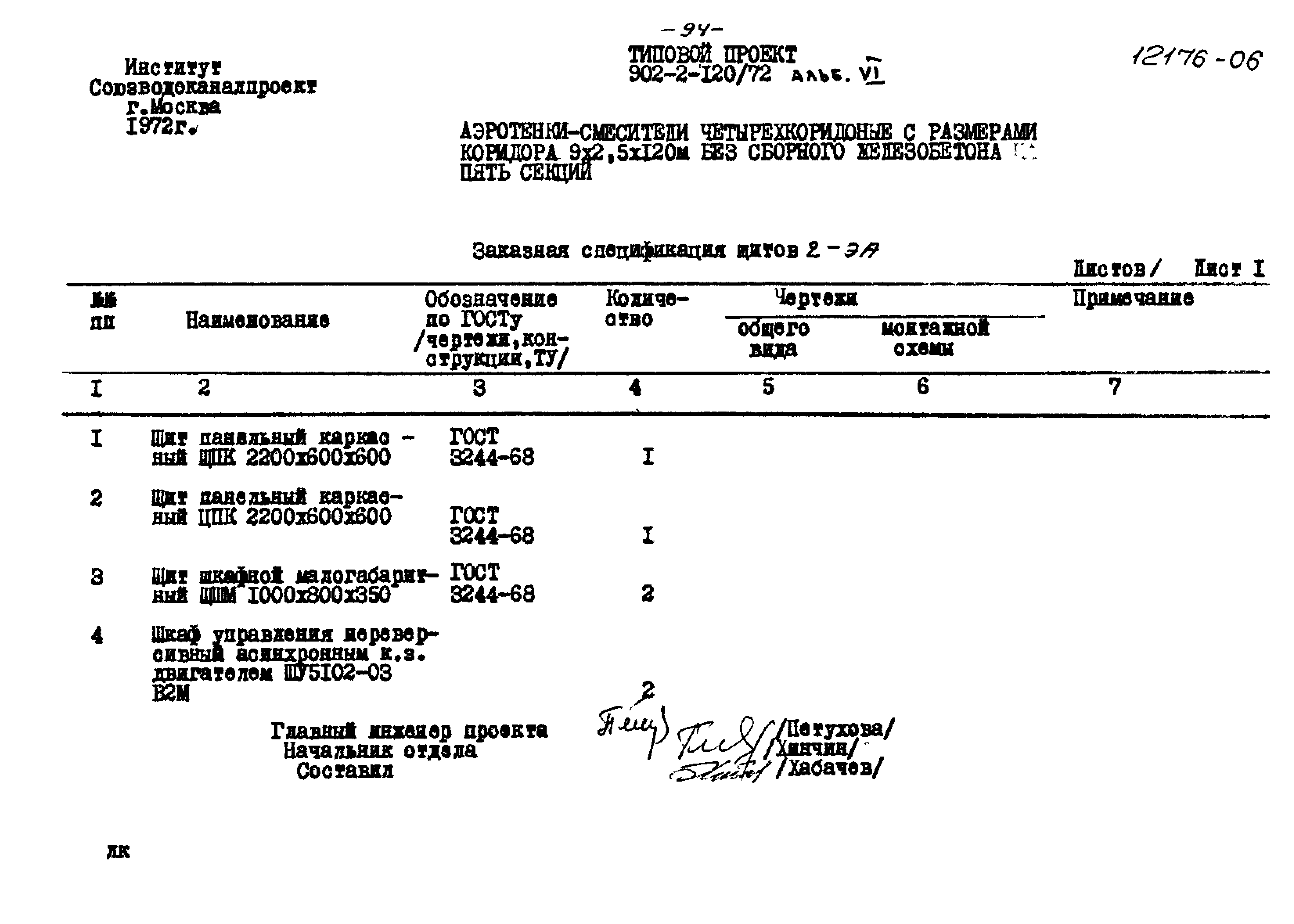 Типовой проект 902-2-120/72