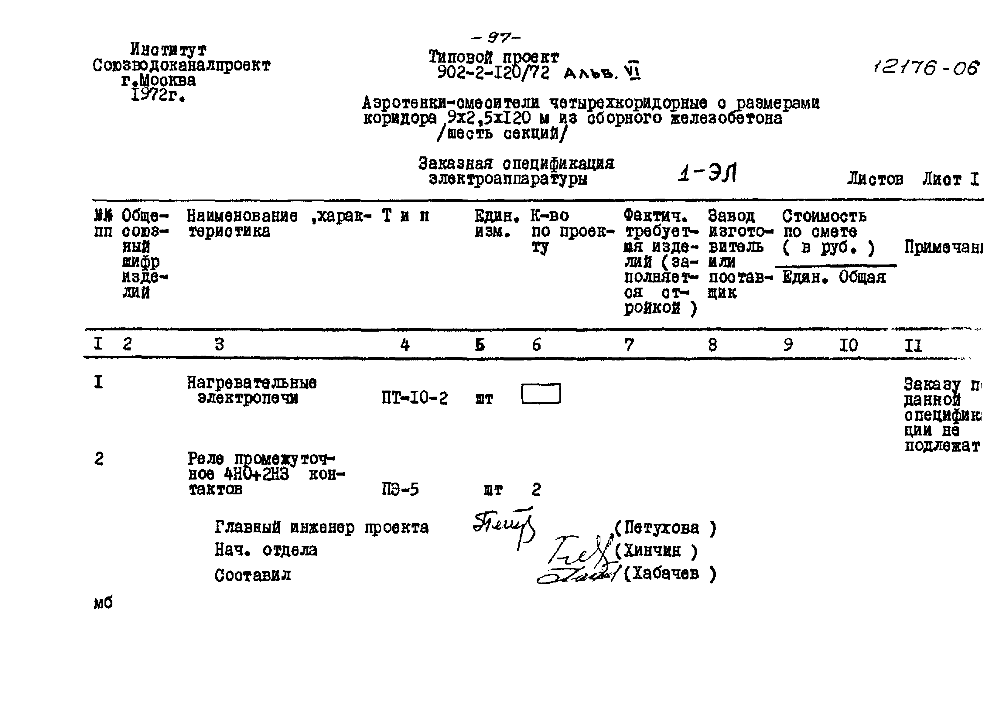 Типовой проект 902-2-120/72