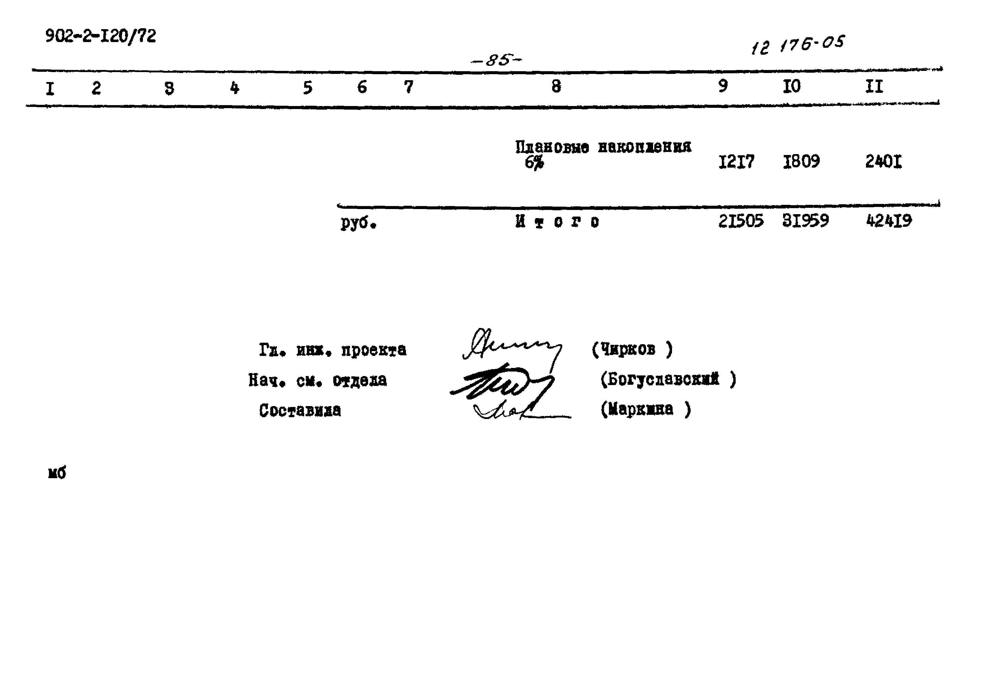 Типовой проект 902-2-120/72