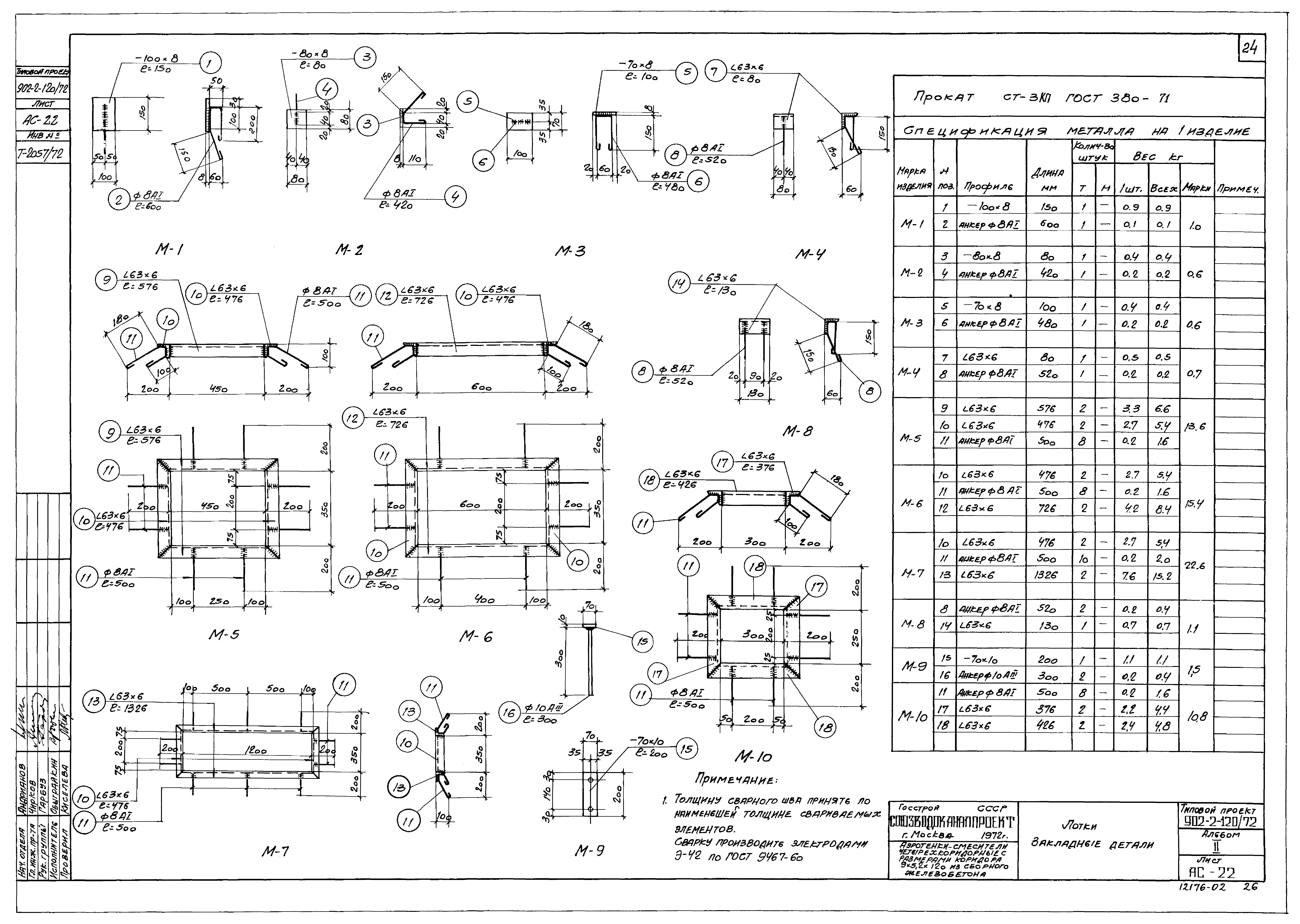 Типовой проект 902-2-120/72