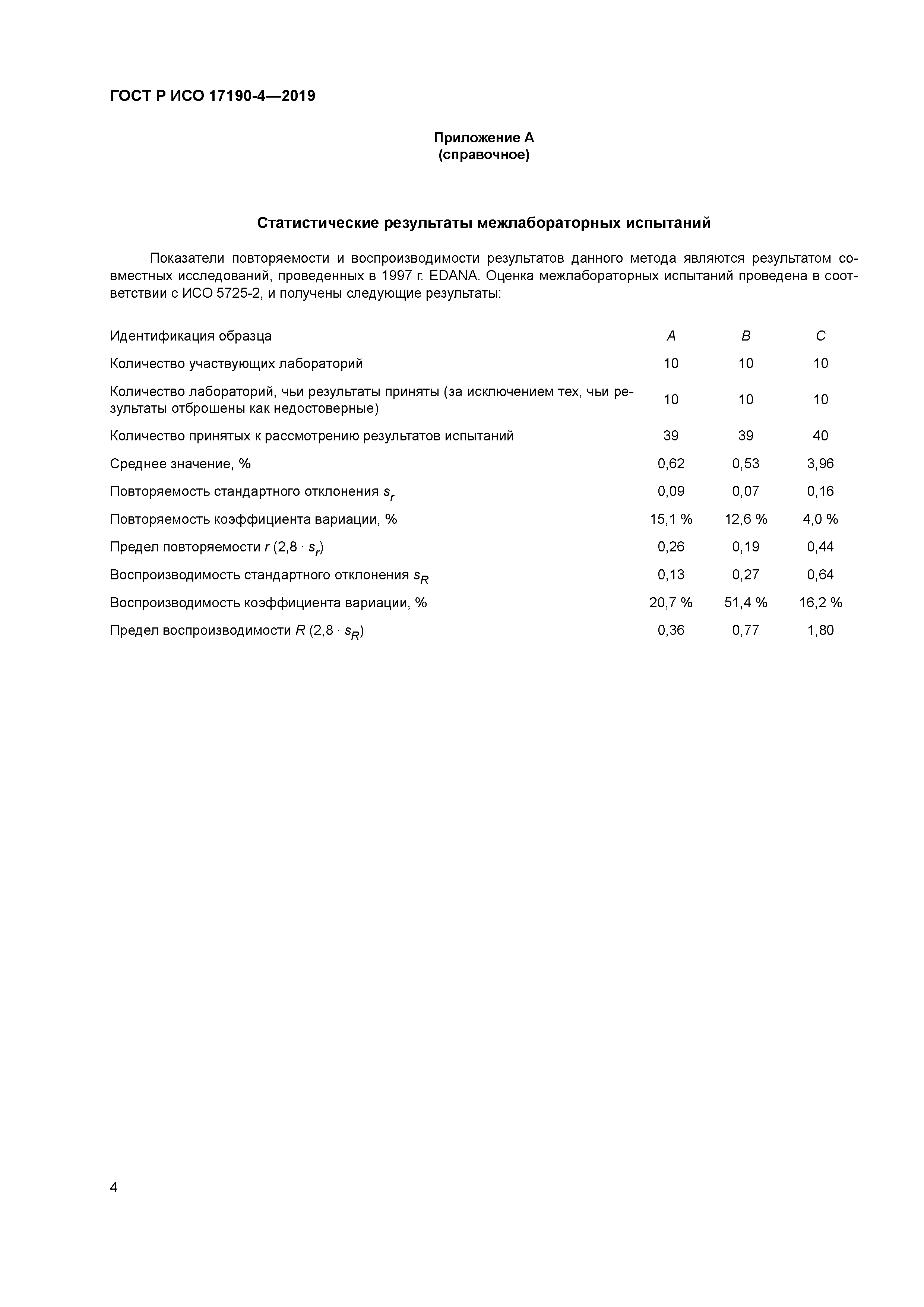 ГОСТ Р ИСО 17190-4-2019
