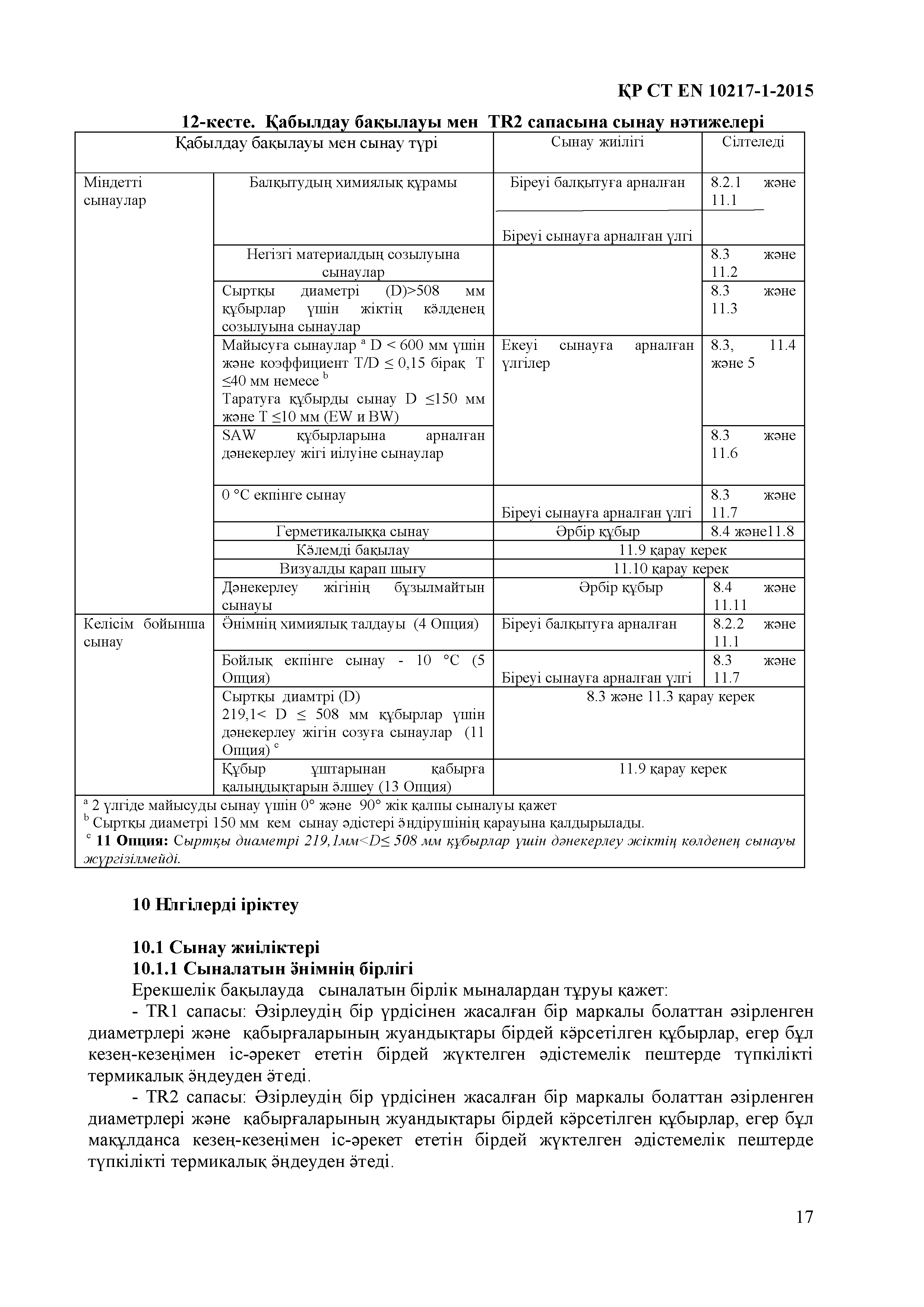 СТ РК EN 10217-1-2015