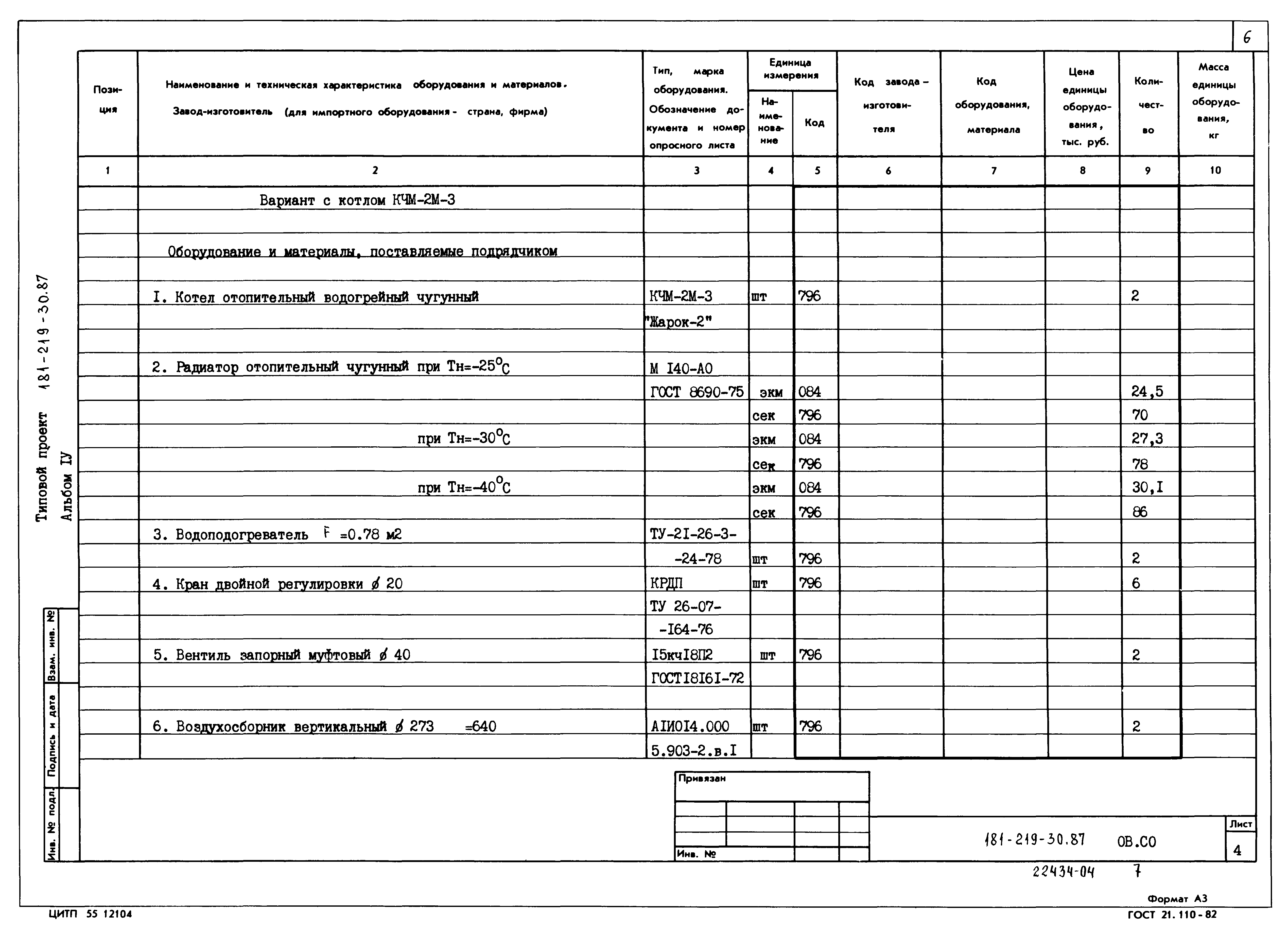 Типовой проект 181-219-30.87