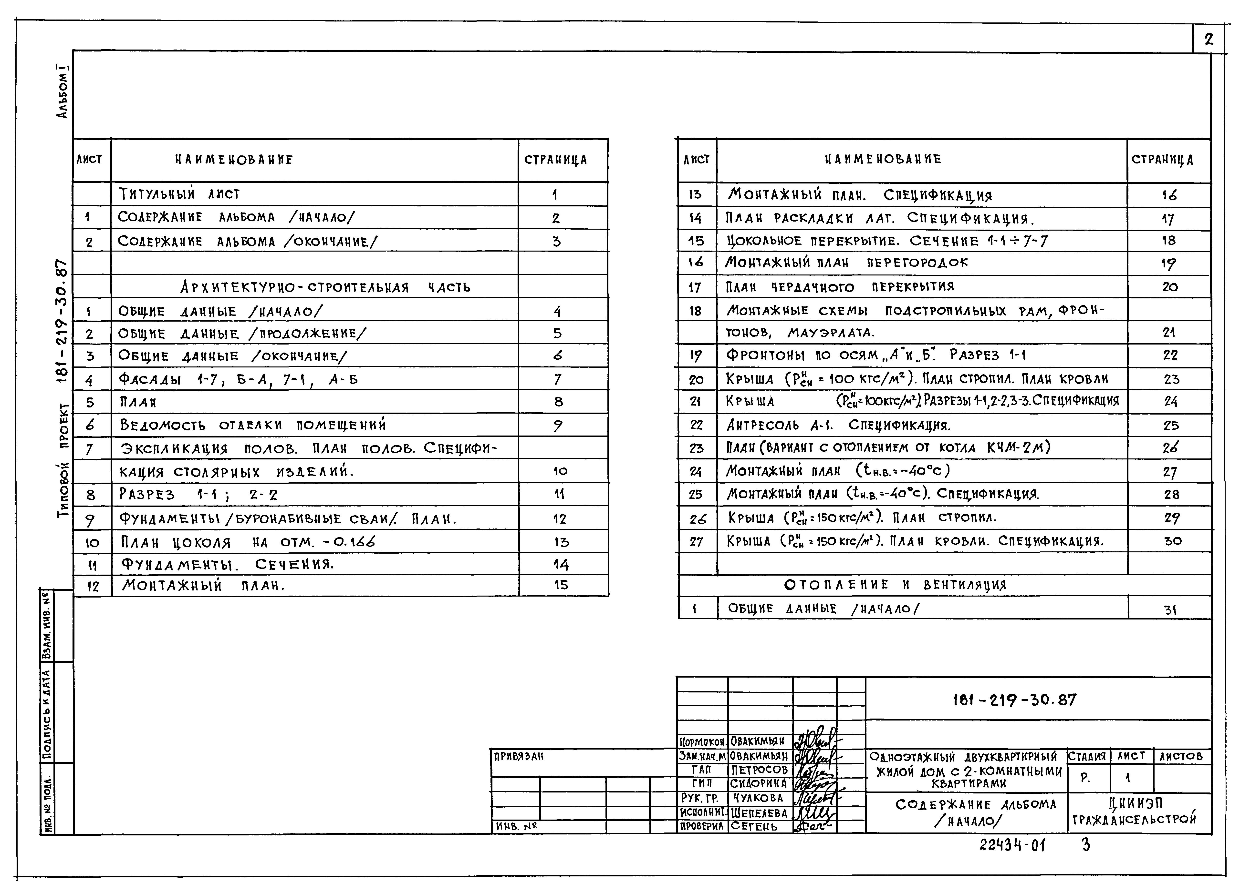 Типовой проект 181-219-30.87