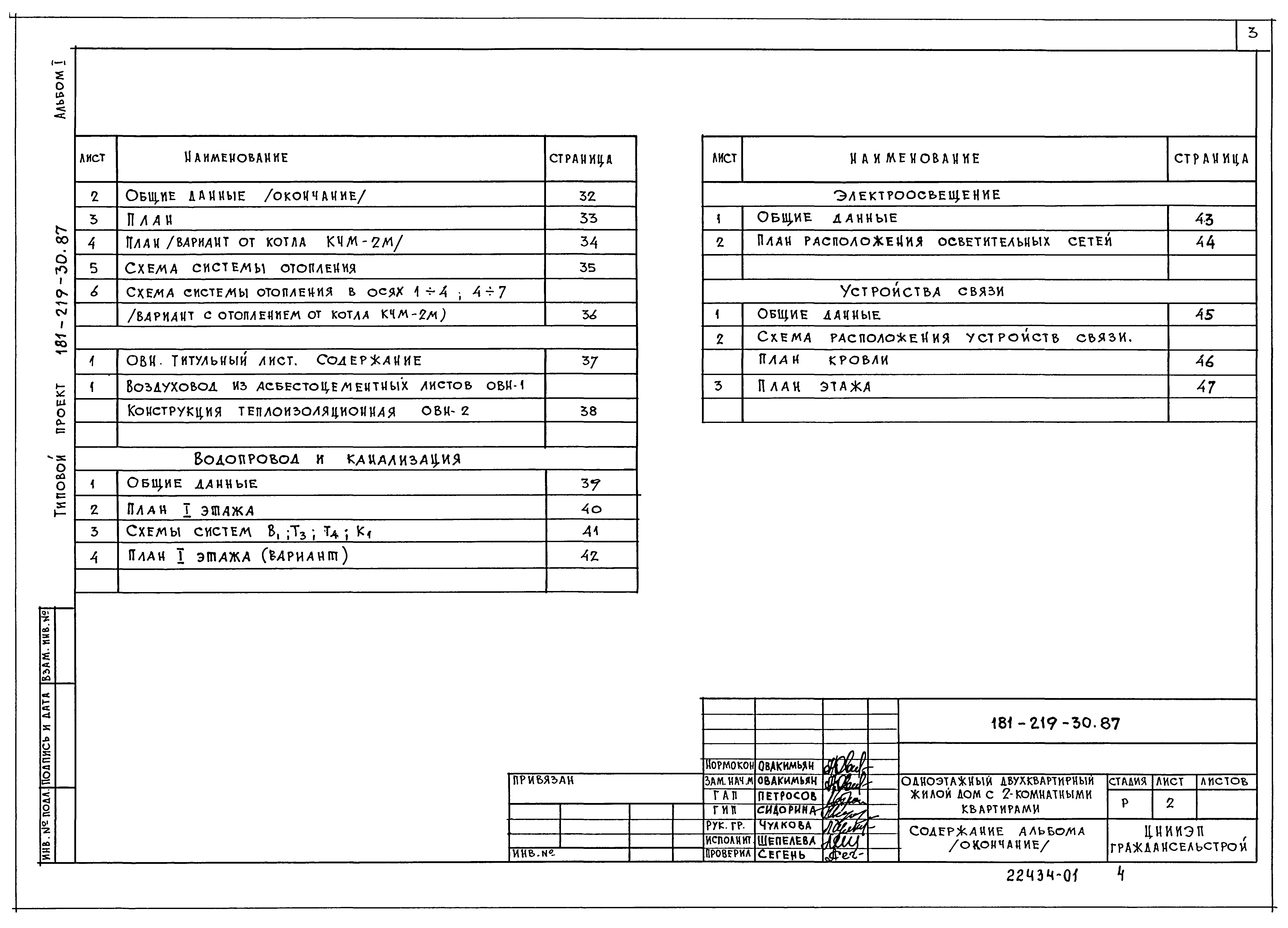 Типовой проект 181-219-30.87