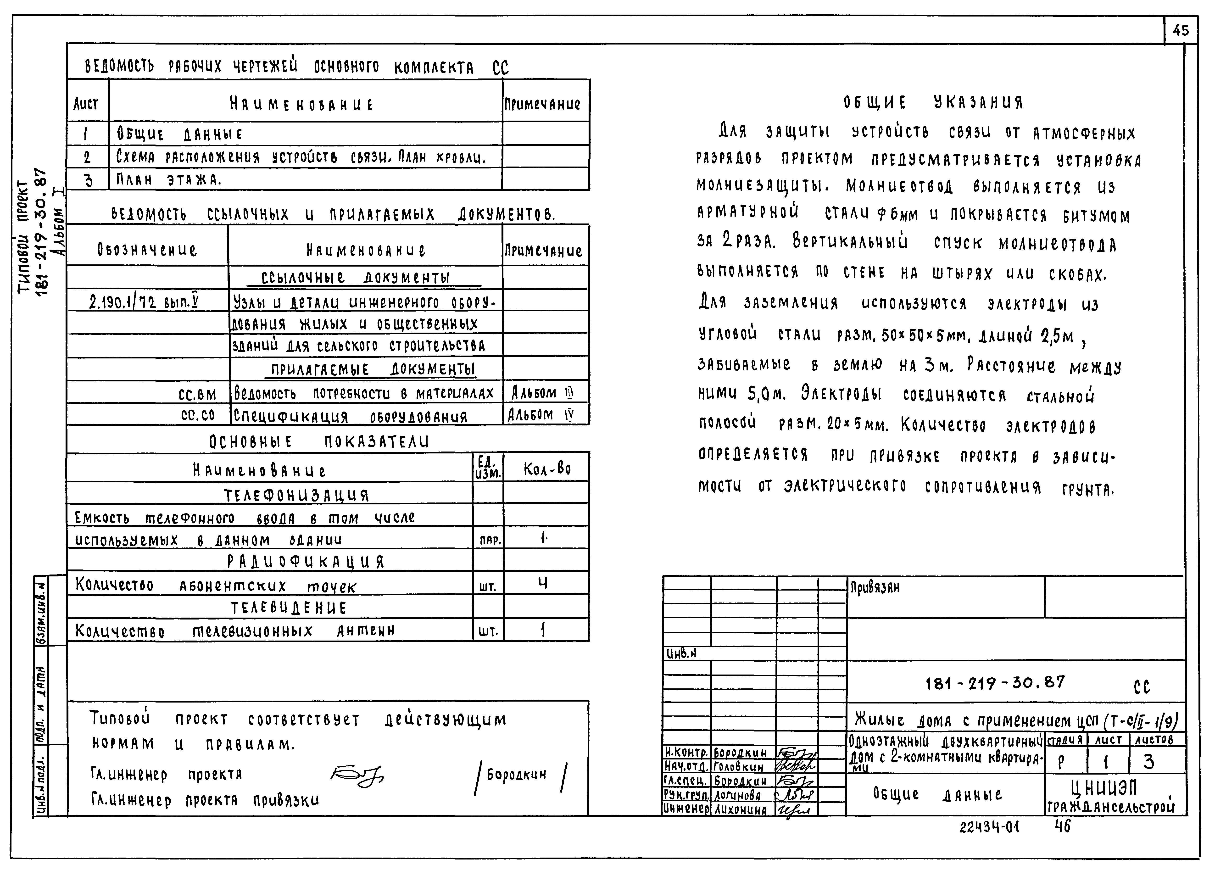 Типовой проект 181-219-30.87