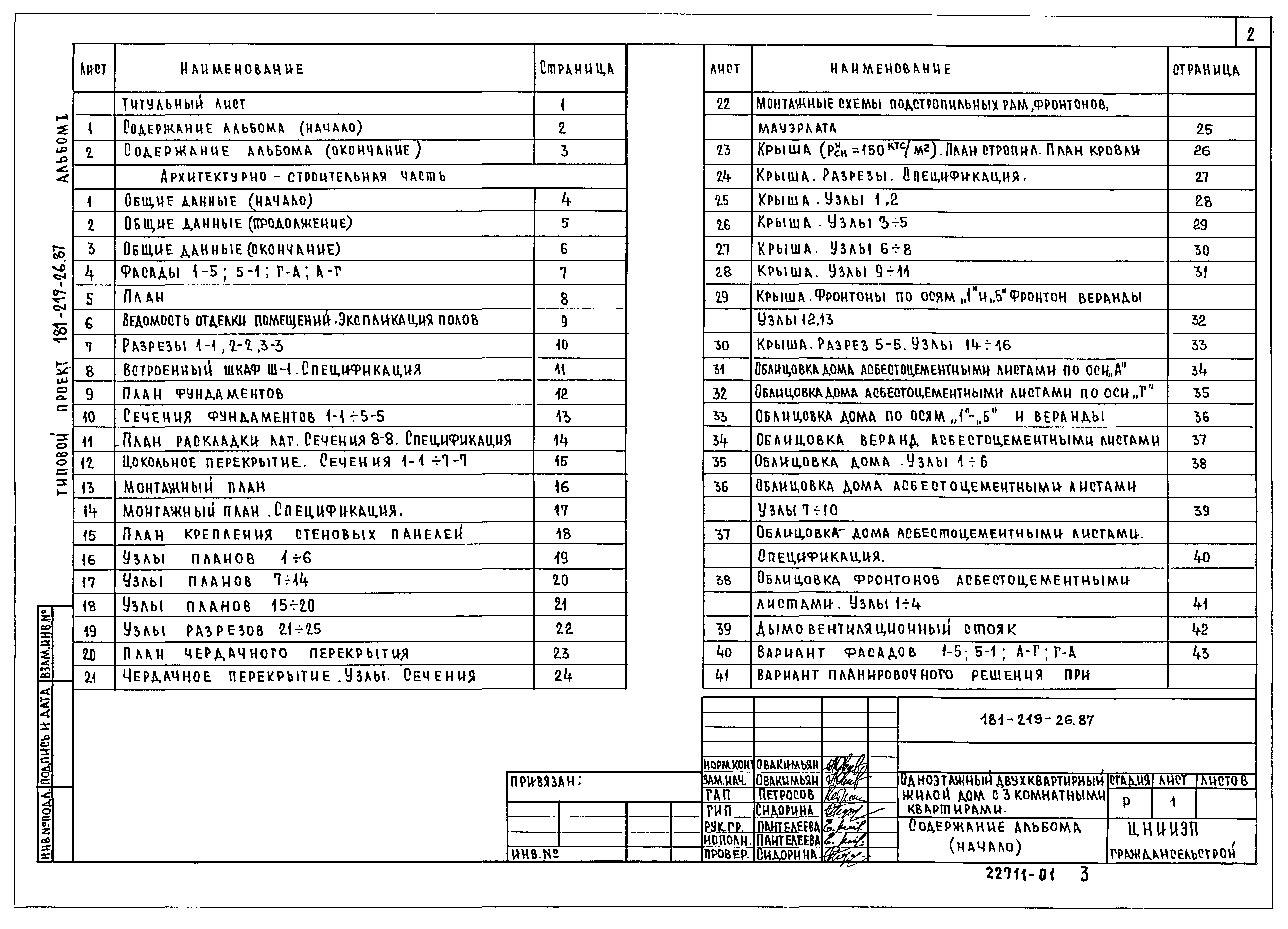 Типовой проект 181-219-26.87