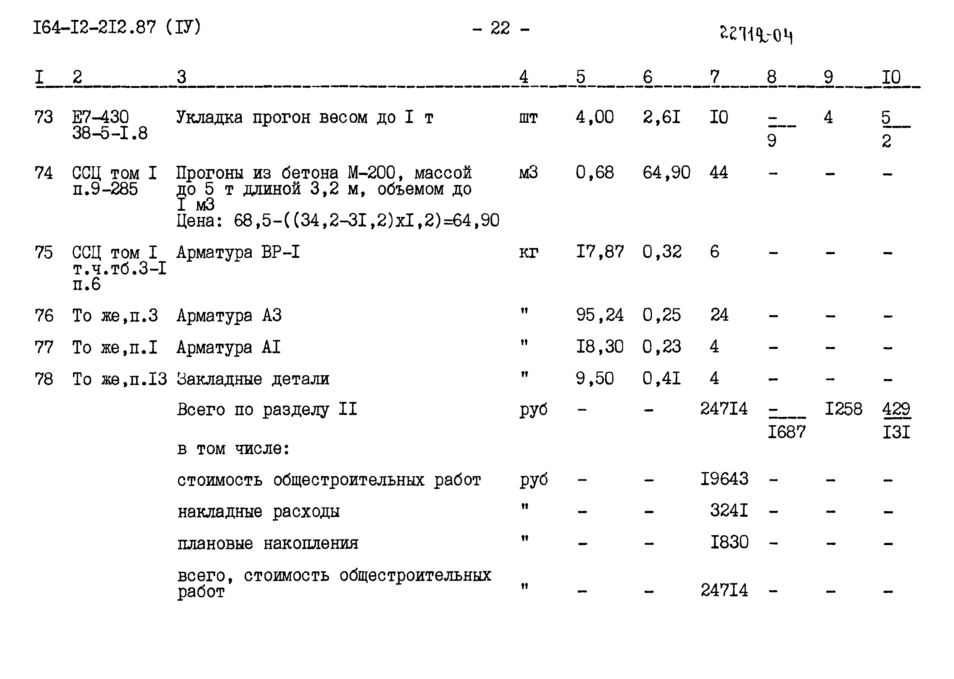 Типовой проект 164-12-212.87