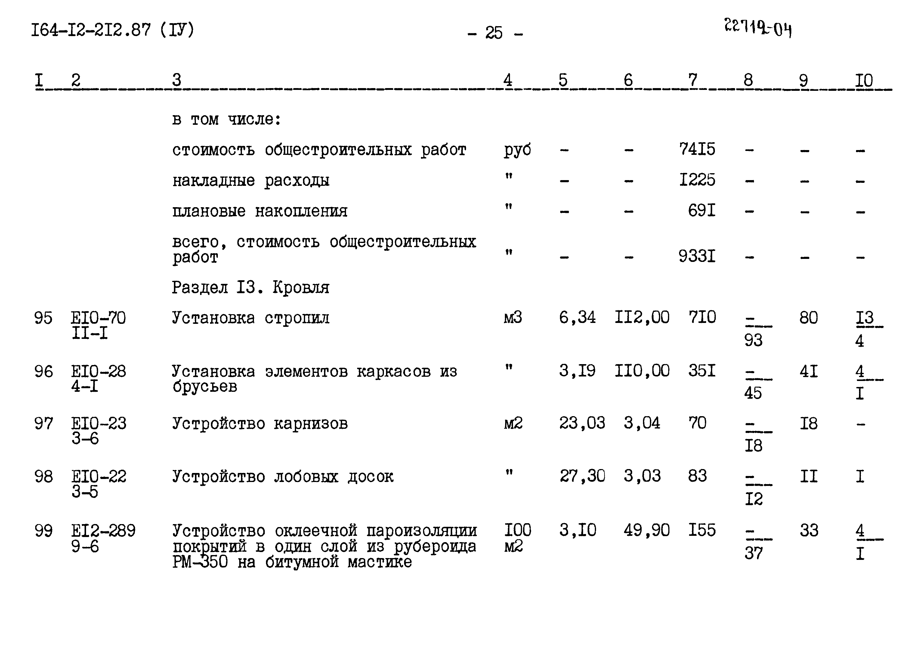 Типовой проект 164-12-212.87