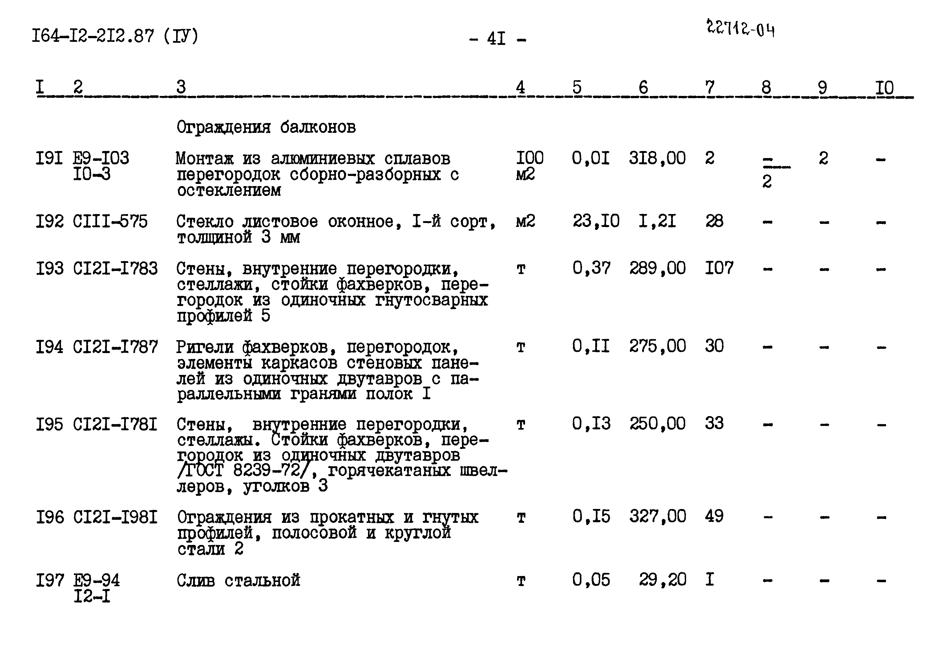 Типовой проект 164-12-212.87