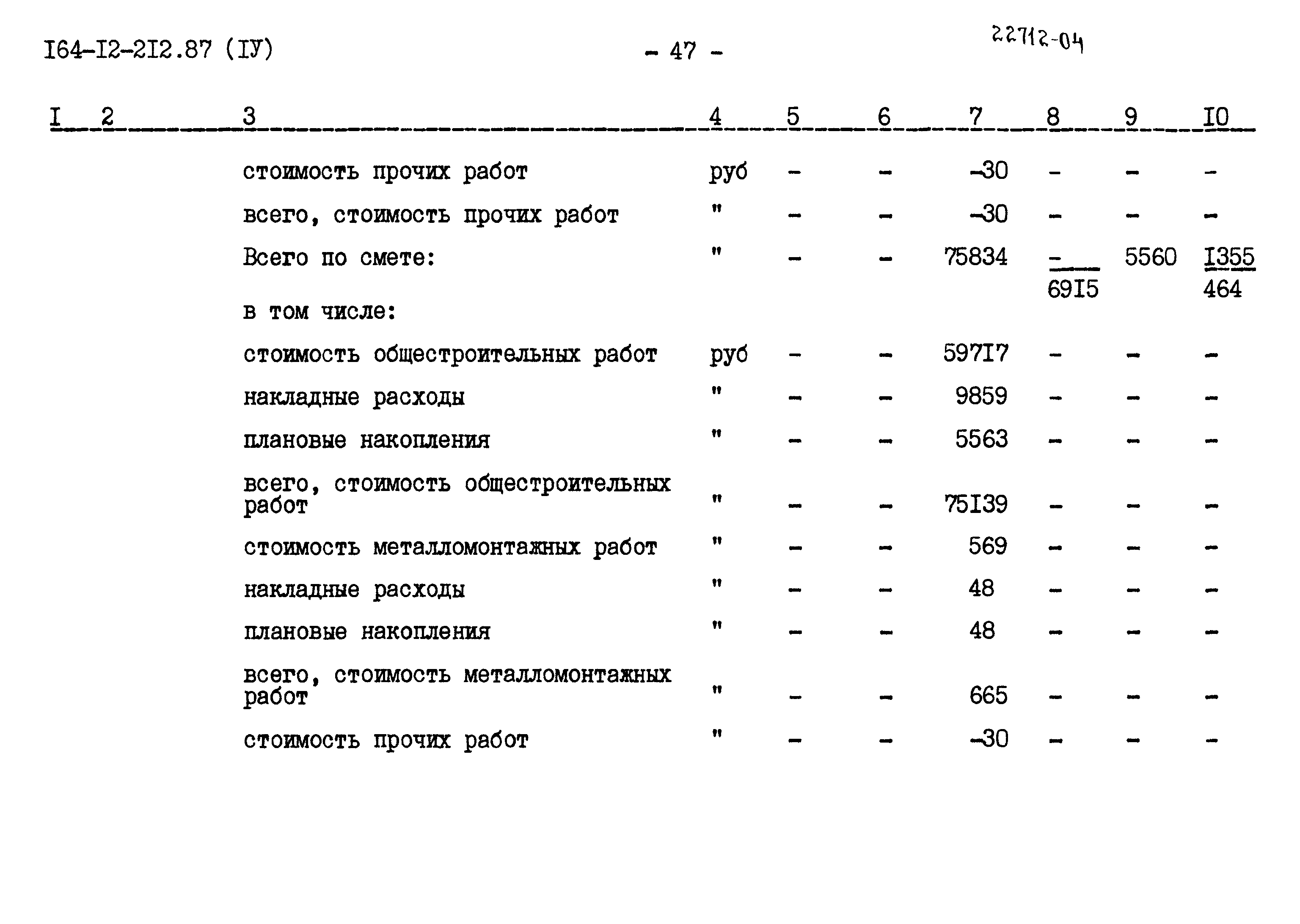 Типовой проект 164-12-212.87