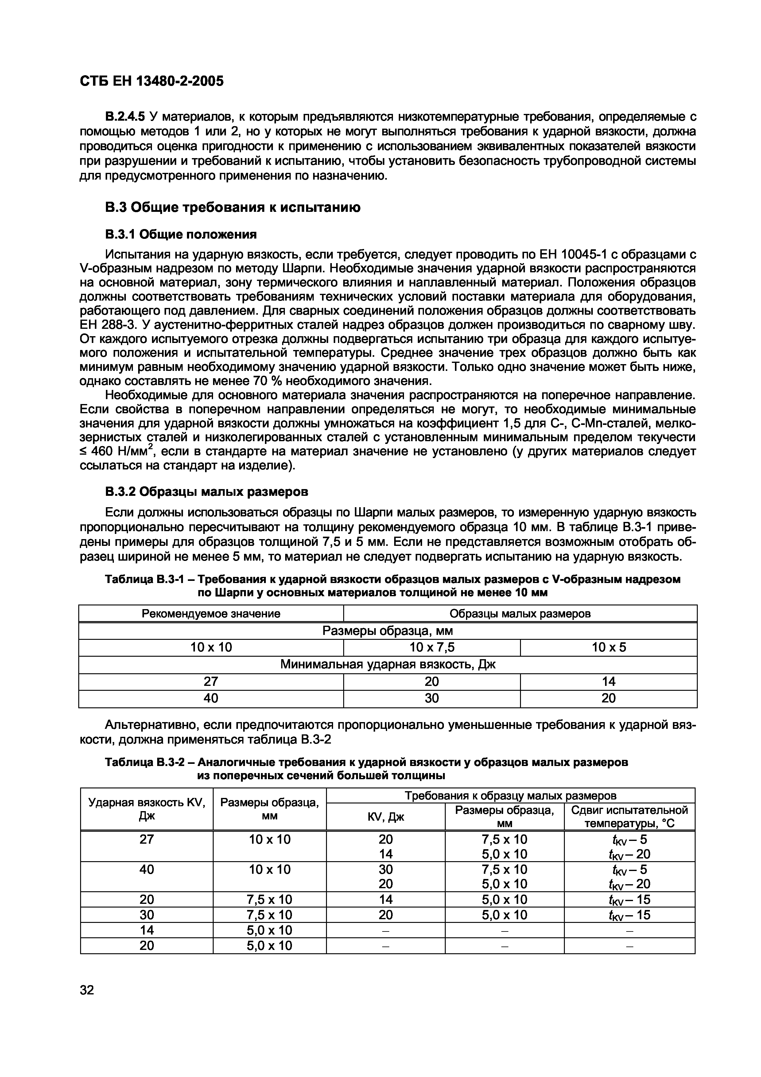 СТБ ЕН 13480-2-2005