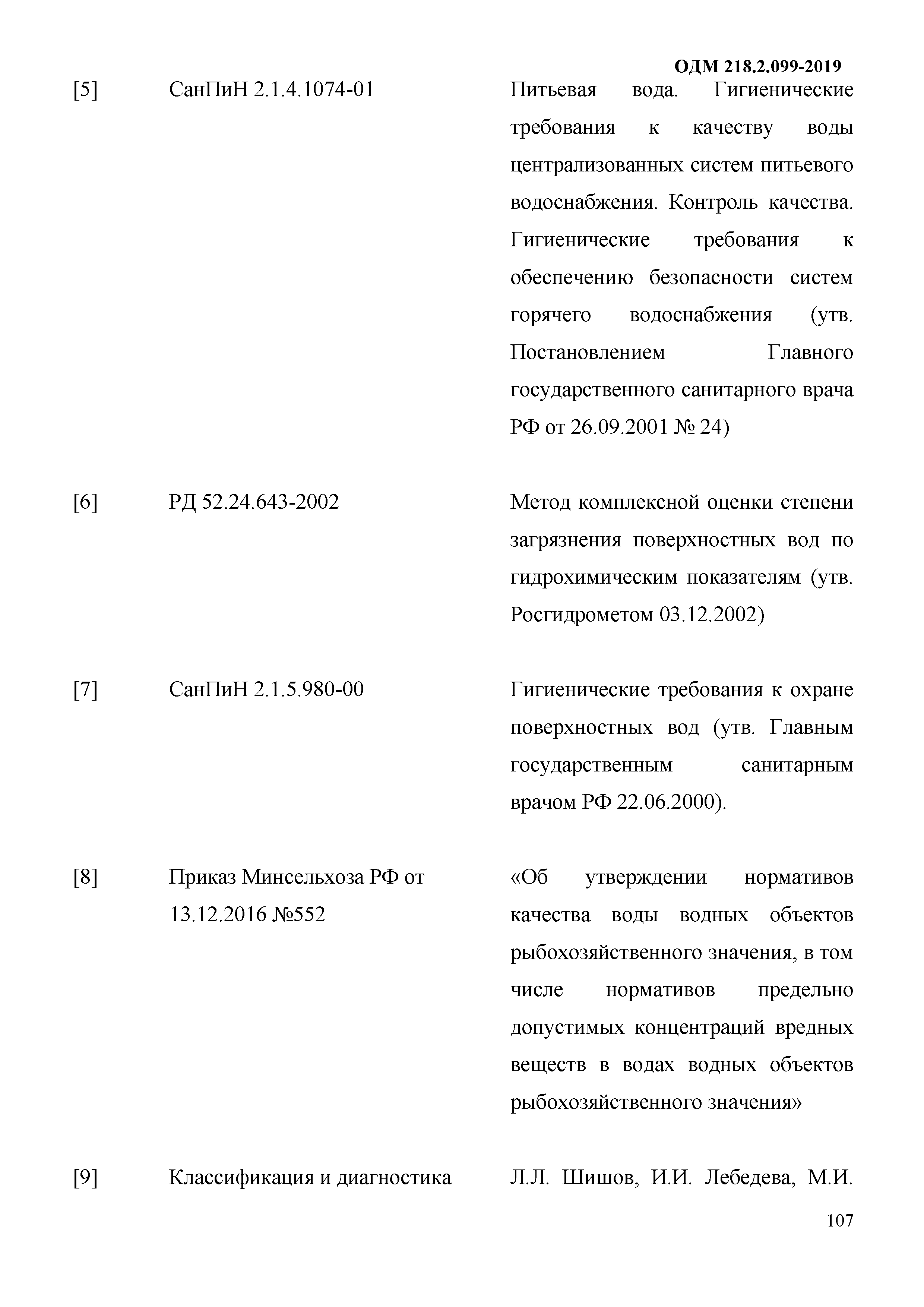 ОДМ 218.2.099-2019