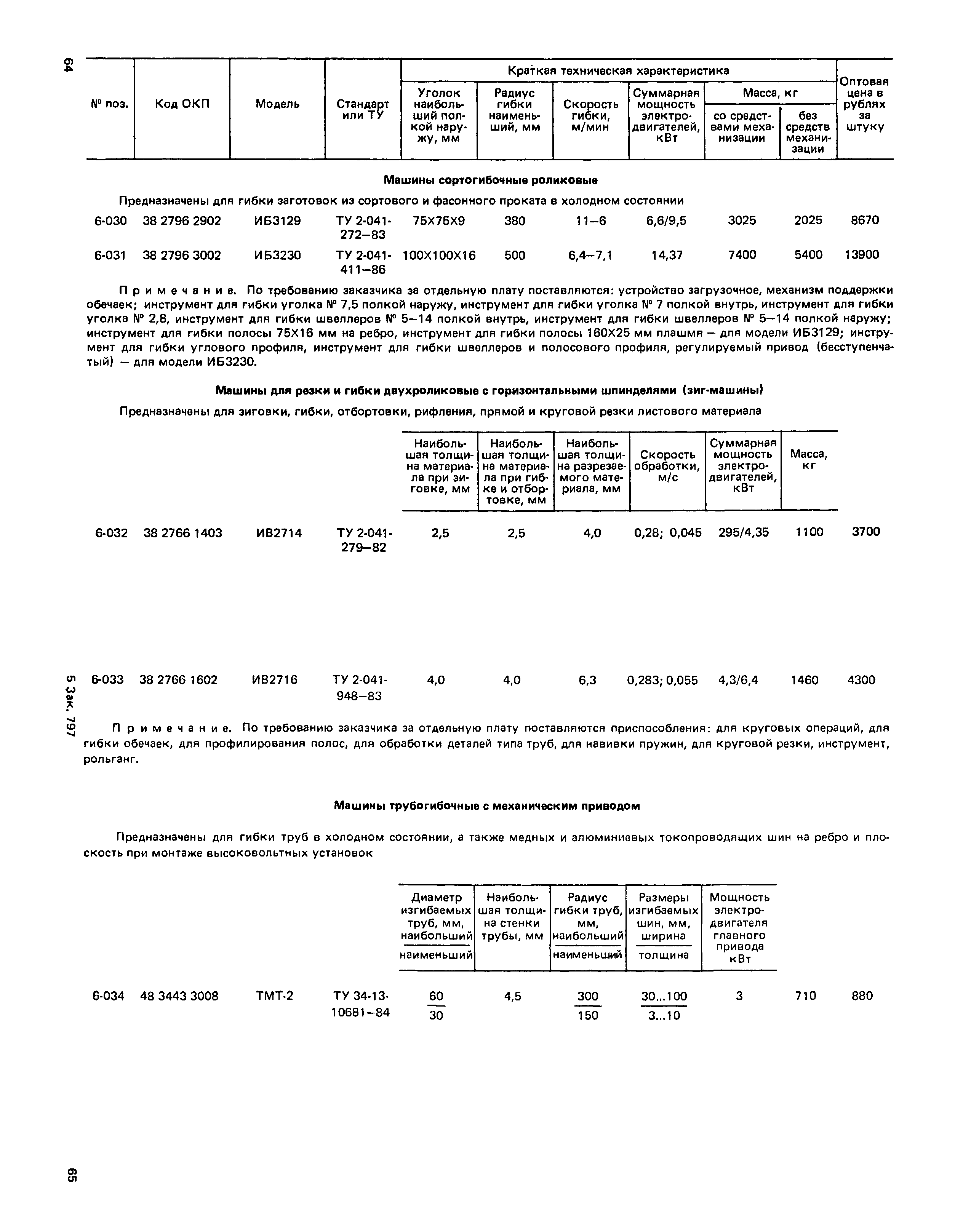 Прейскурант 18-03