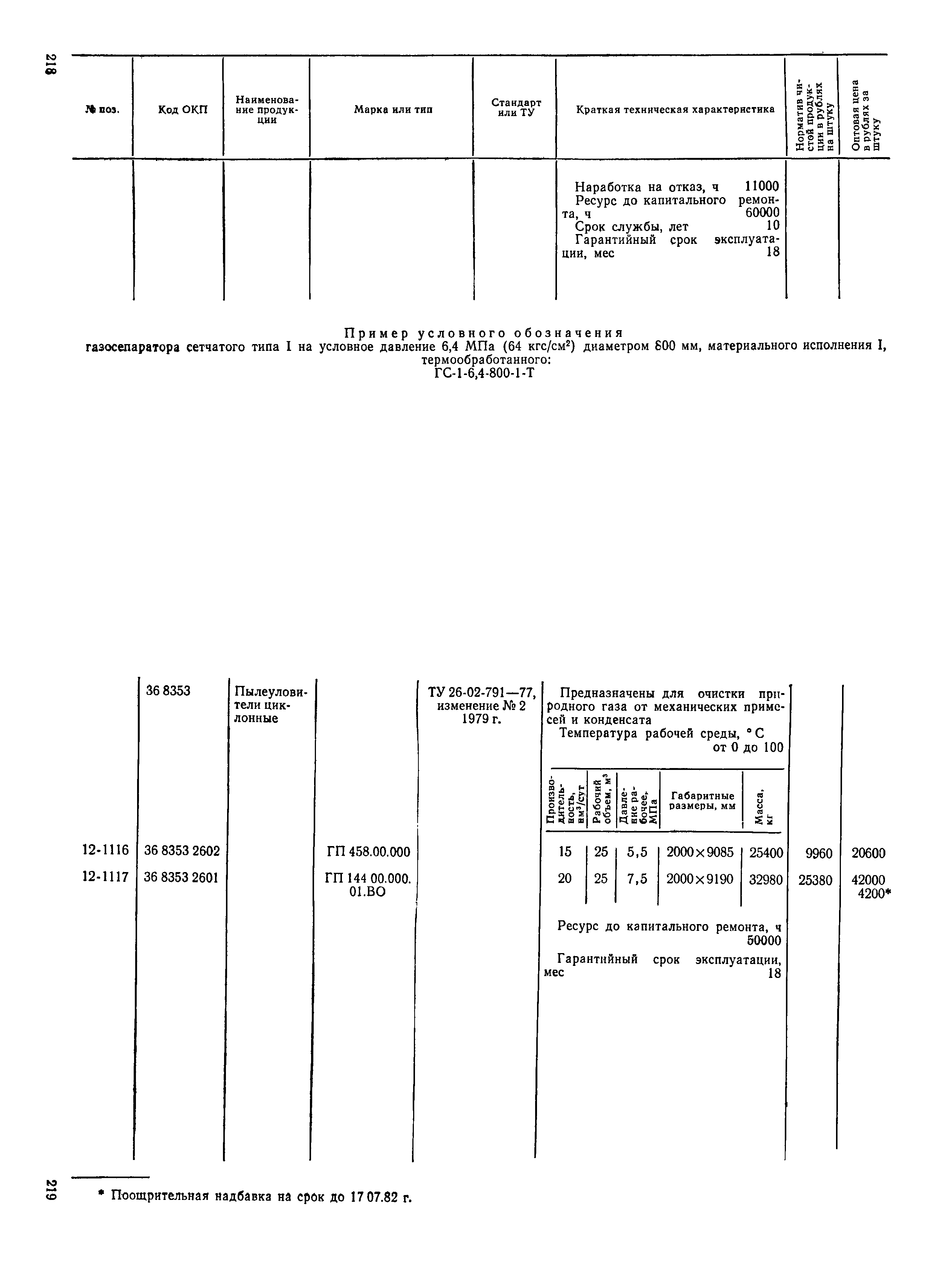 Прейскурант 23-03