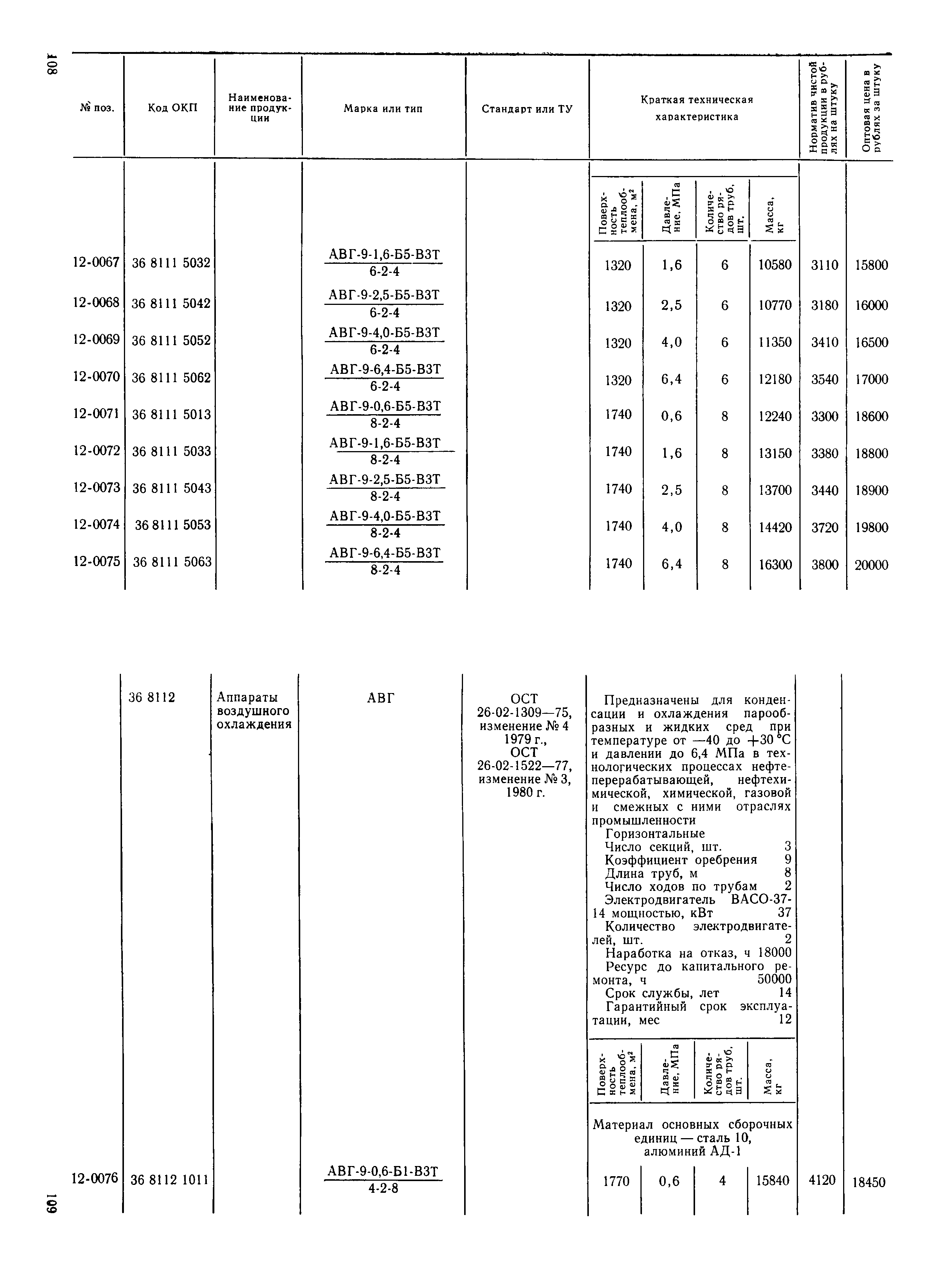 Прейскурант 23-03