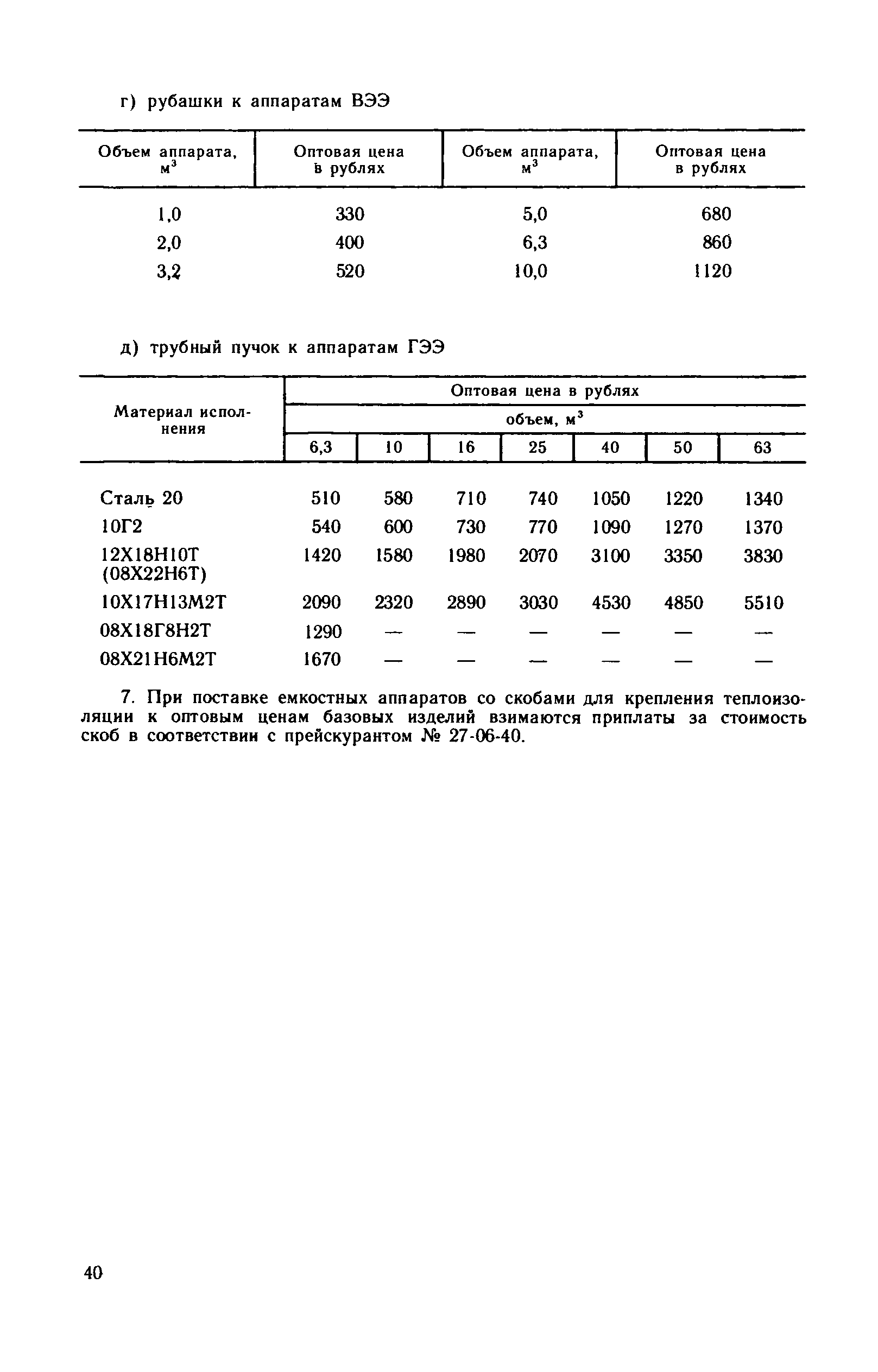 Прейскурант 23-03