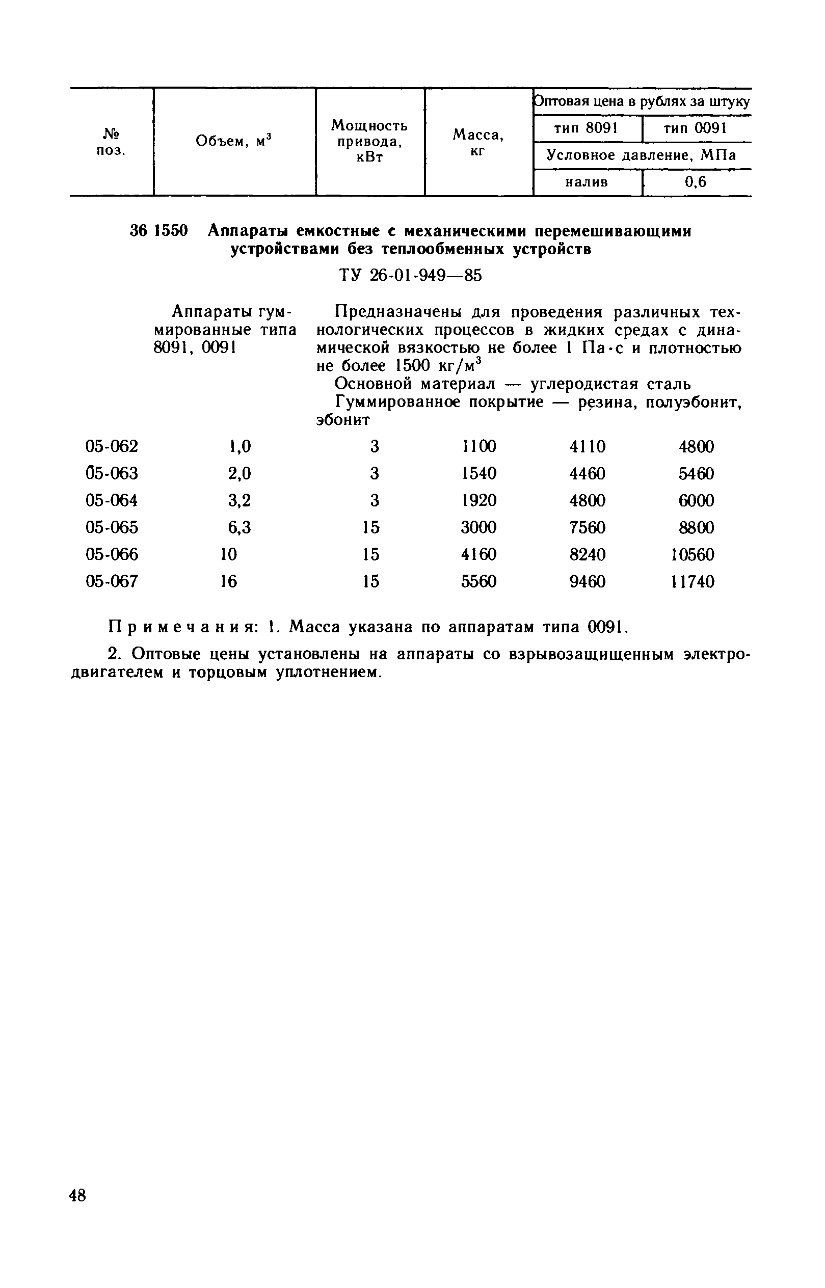 Прейскурант 23-03