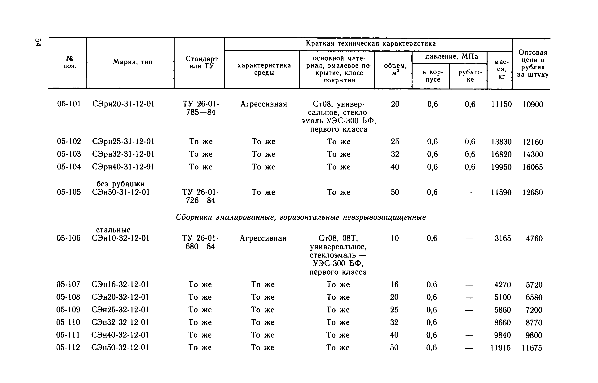 Прейскурант 23-03