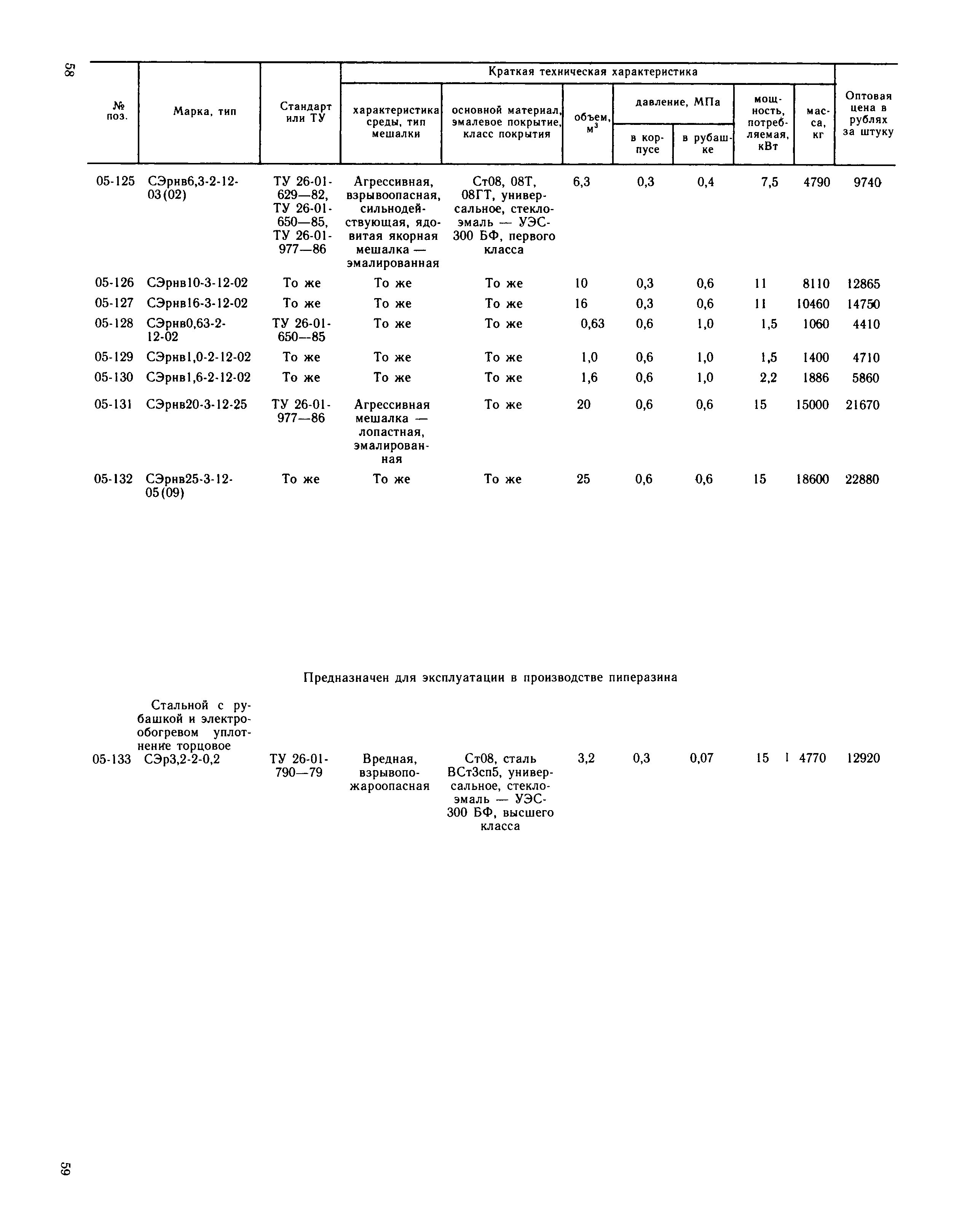 Прейскурант 23-03