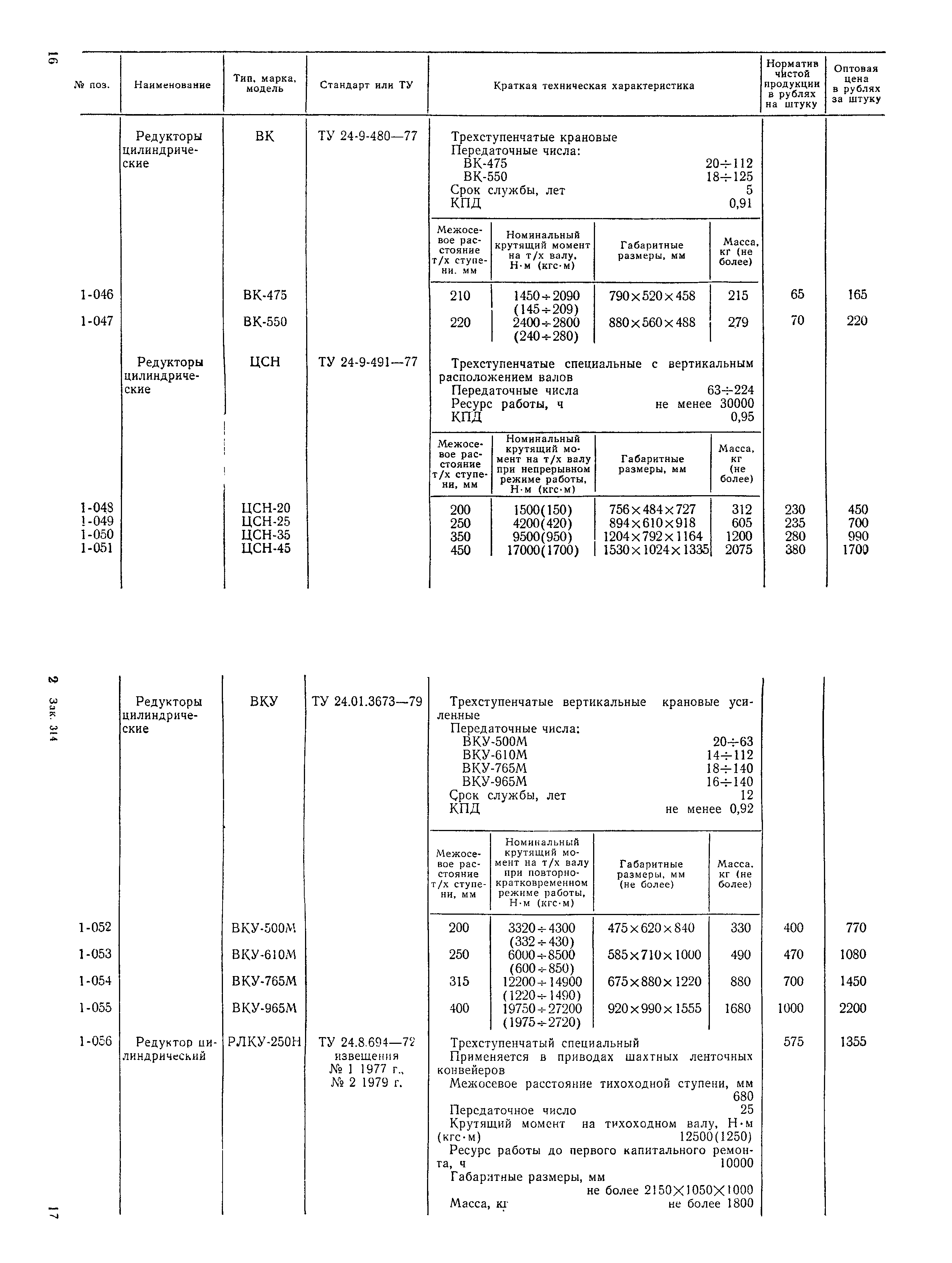 Прейскурант 19-08