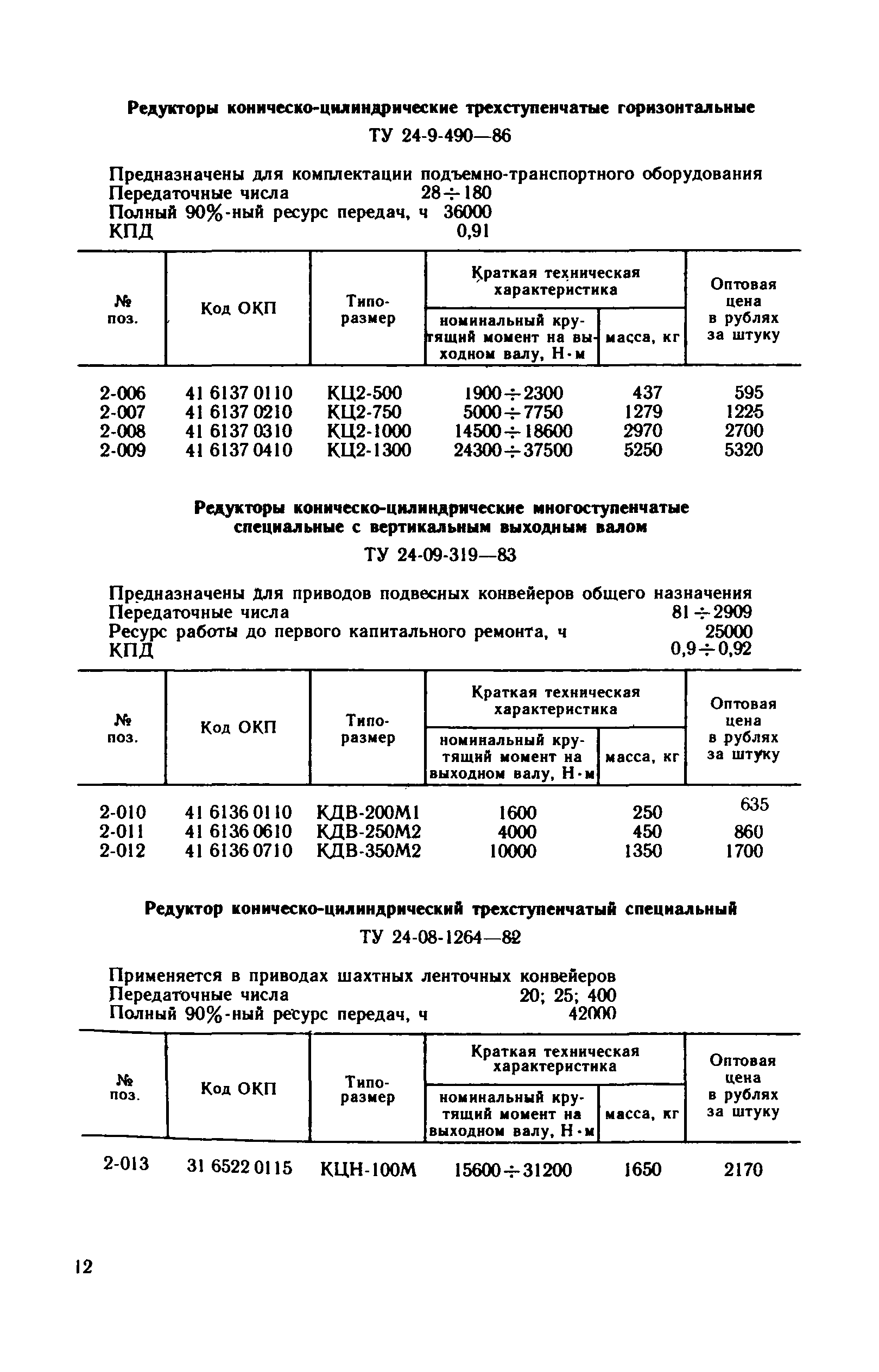 Прейскурант 19-08