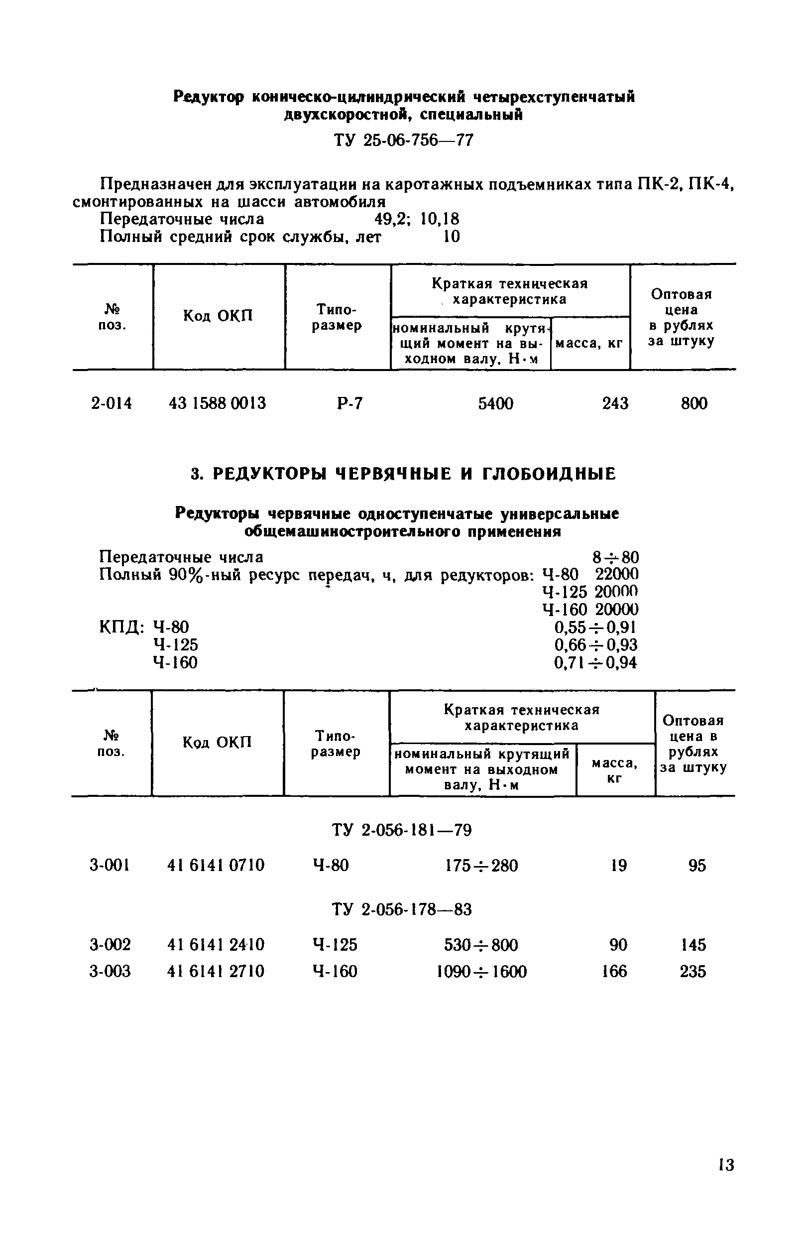 Прейскурант 19-08