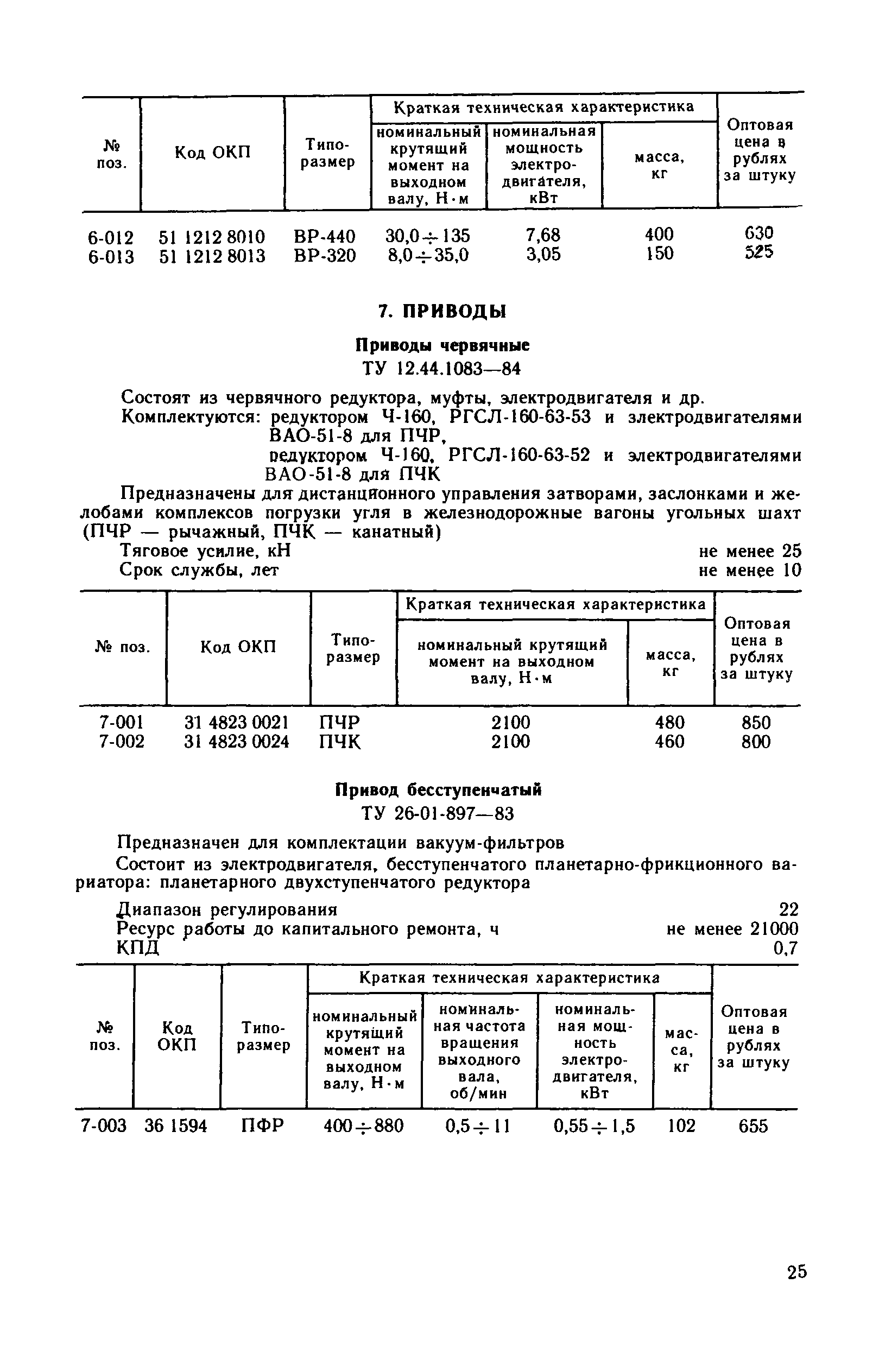 Прейскурант 19-08