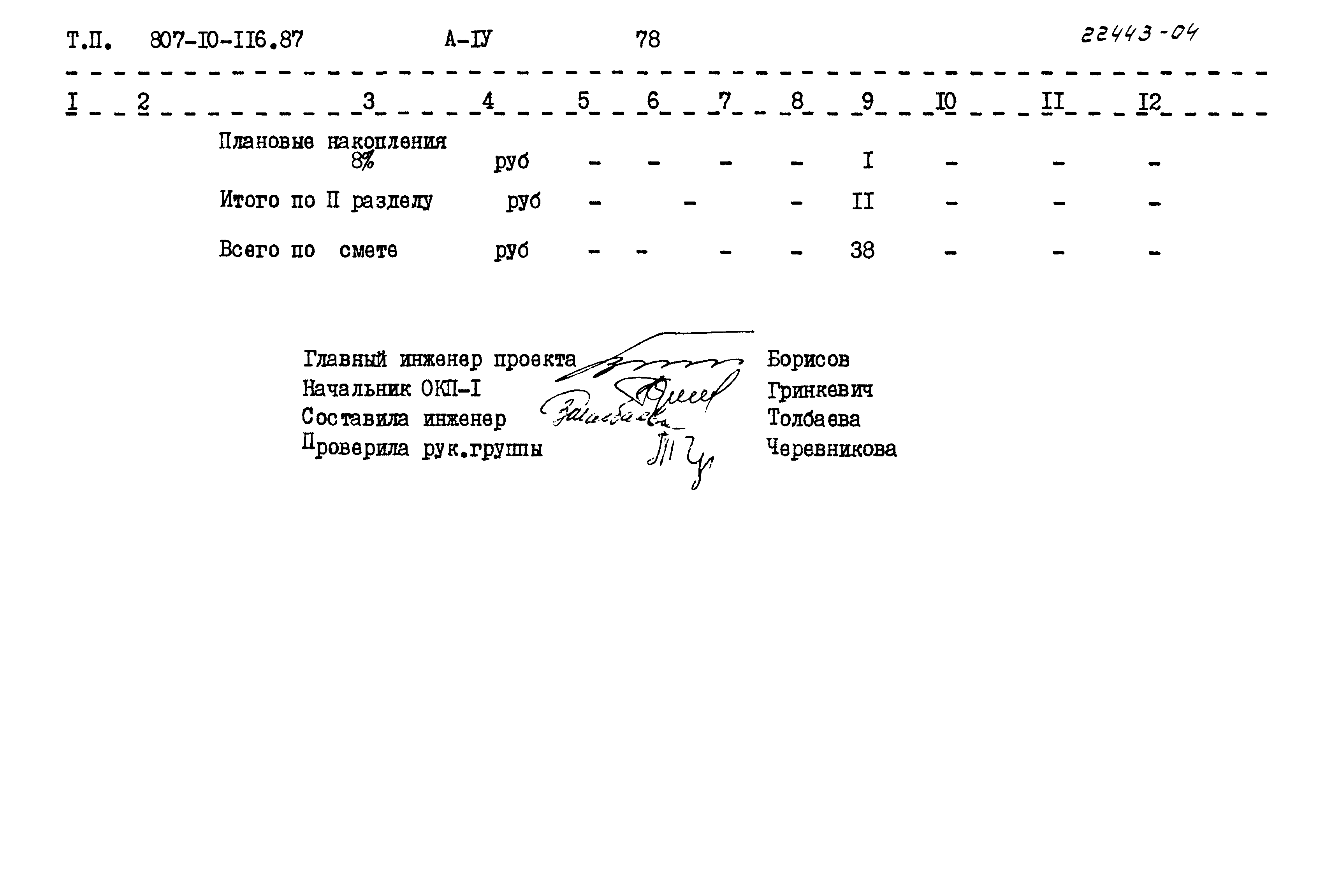 Типовой проект 807-10-116.87