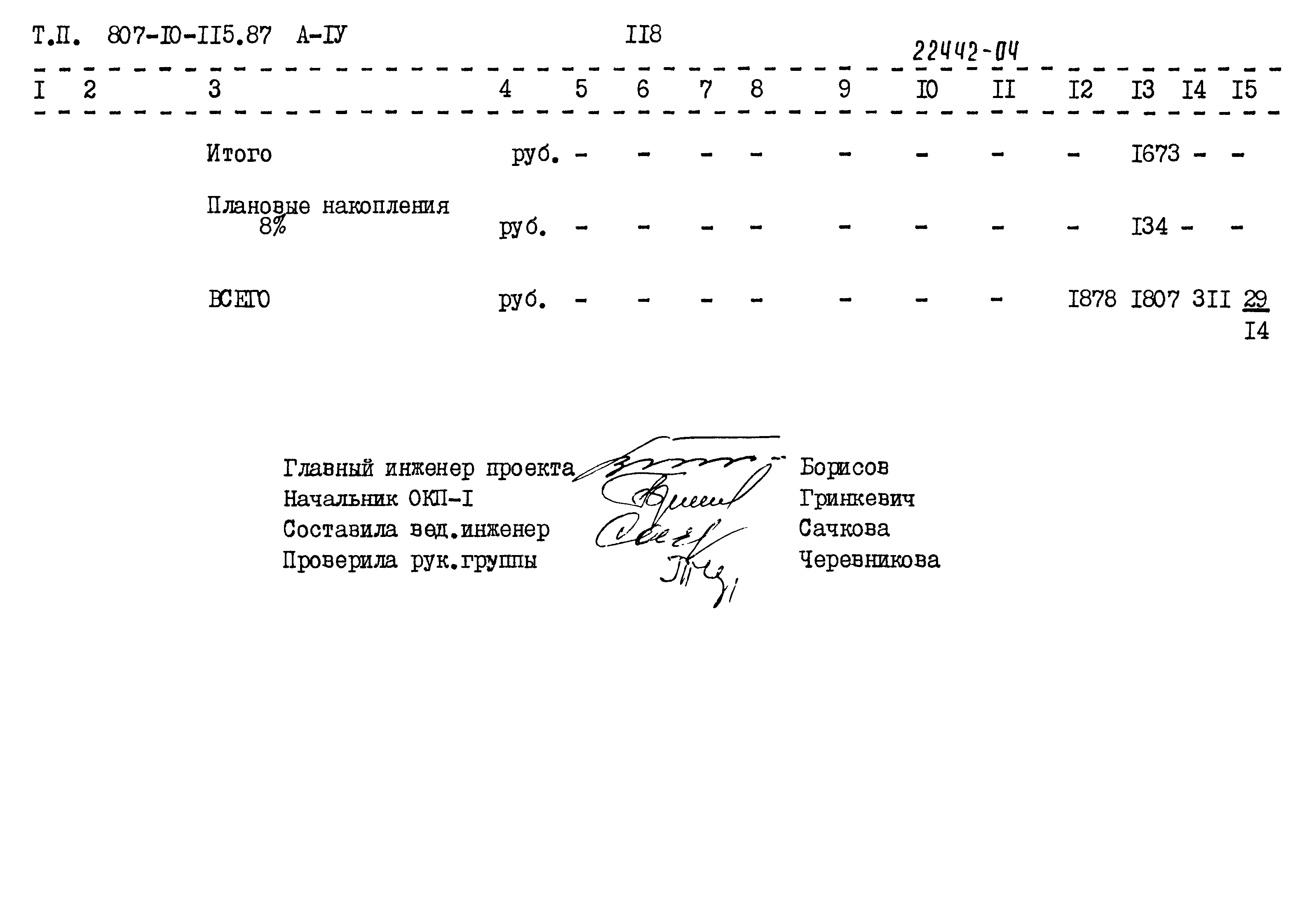 Типовой проект 807-10-115.87
