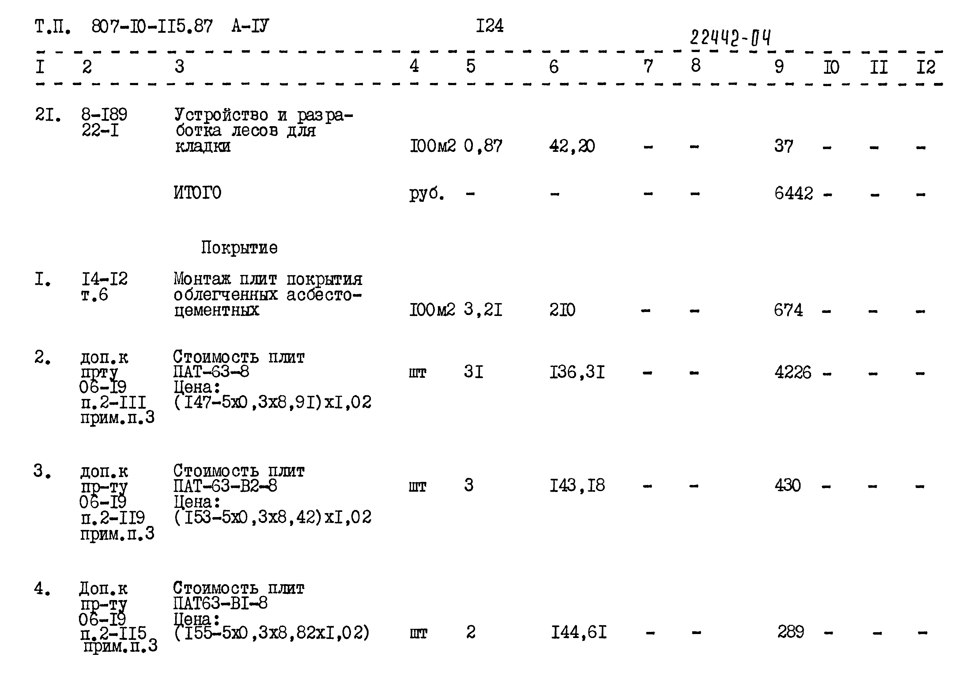 Типовой проект 807-10-115.87