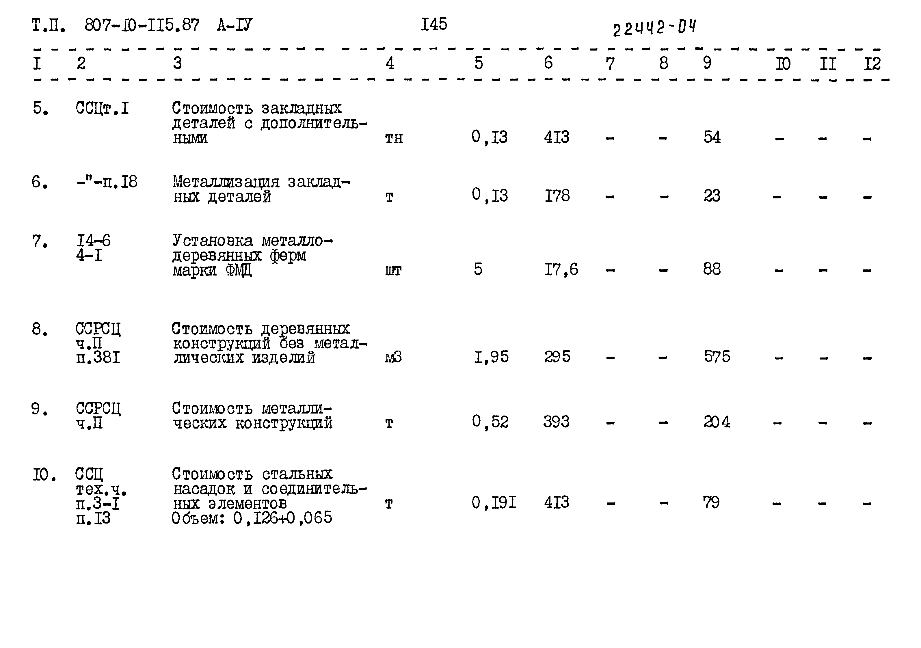 Типовой проект 807-10-115.87
