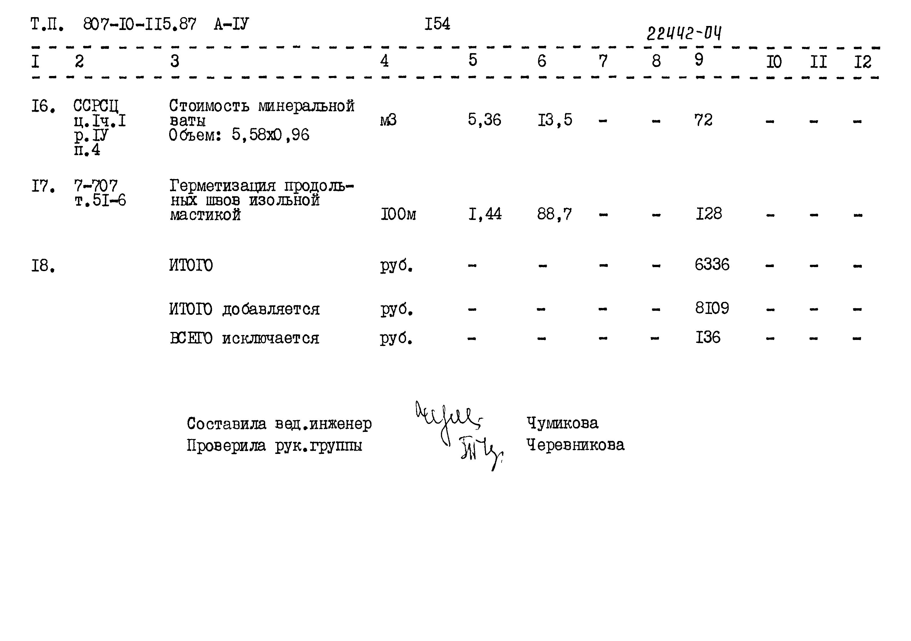 Типовой проект 807-10-115.87